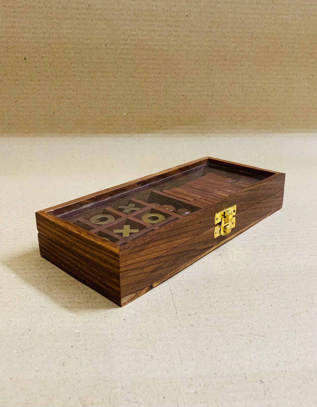 Wooden Tic Tac Toe Game Set