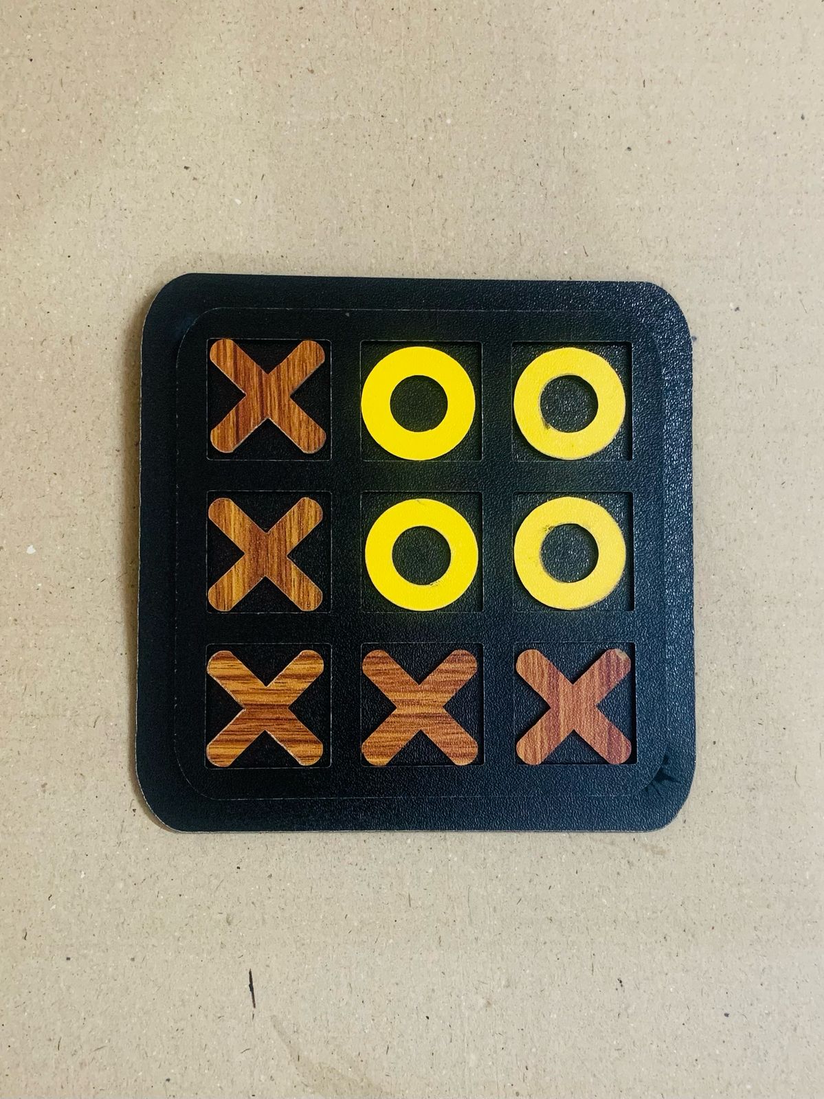 Tic Tac Toe Wooden Game