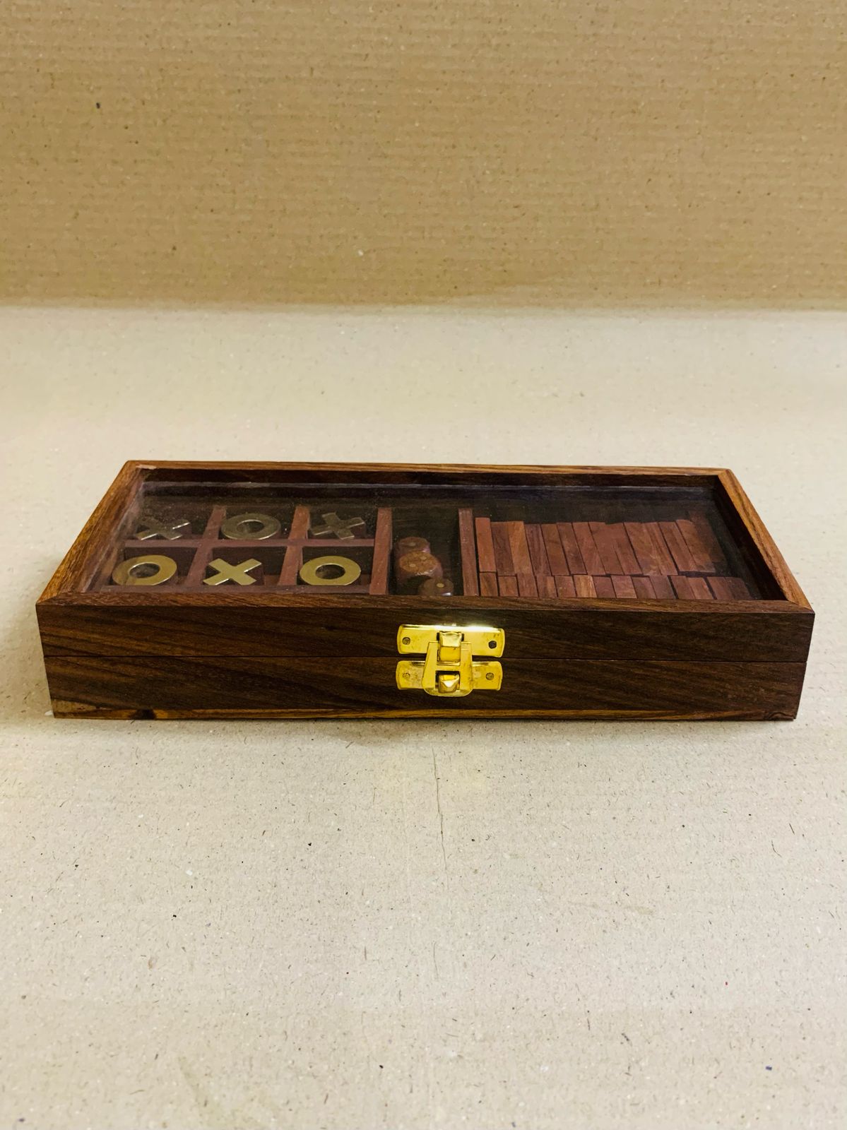 Wooden Tic Tac Toe Game Set