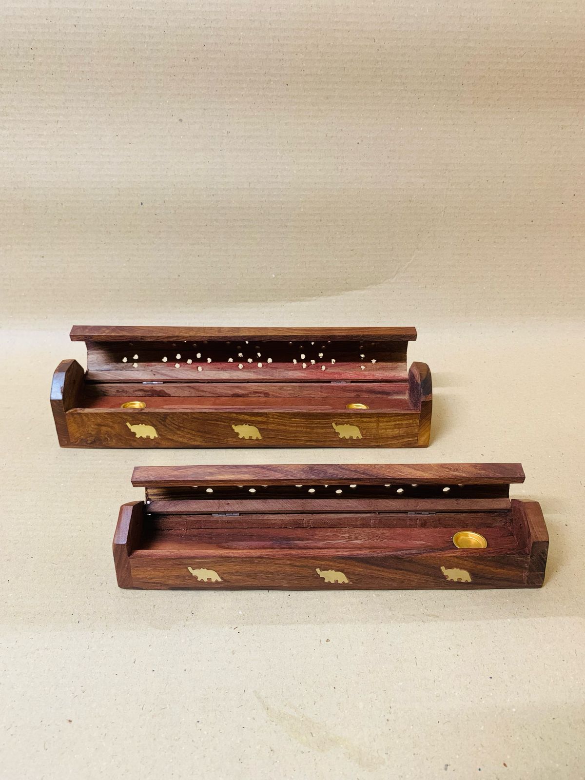 Wooden Incense Stick Holder Box