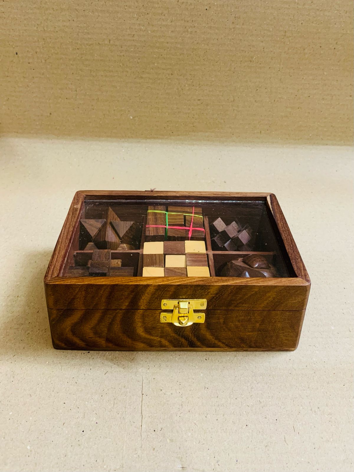 Wooden Puzzle Box Set