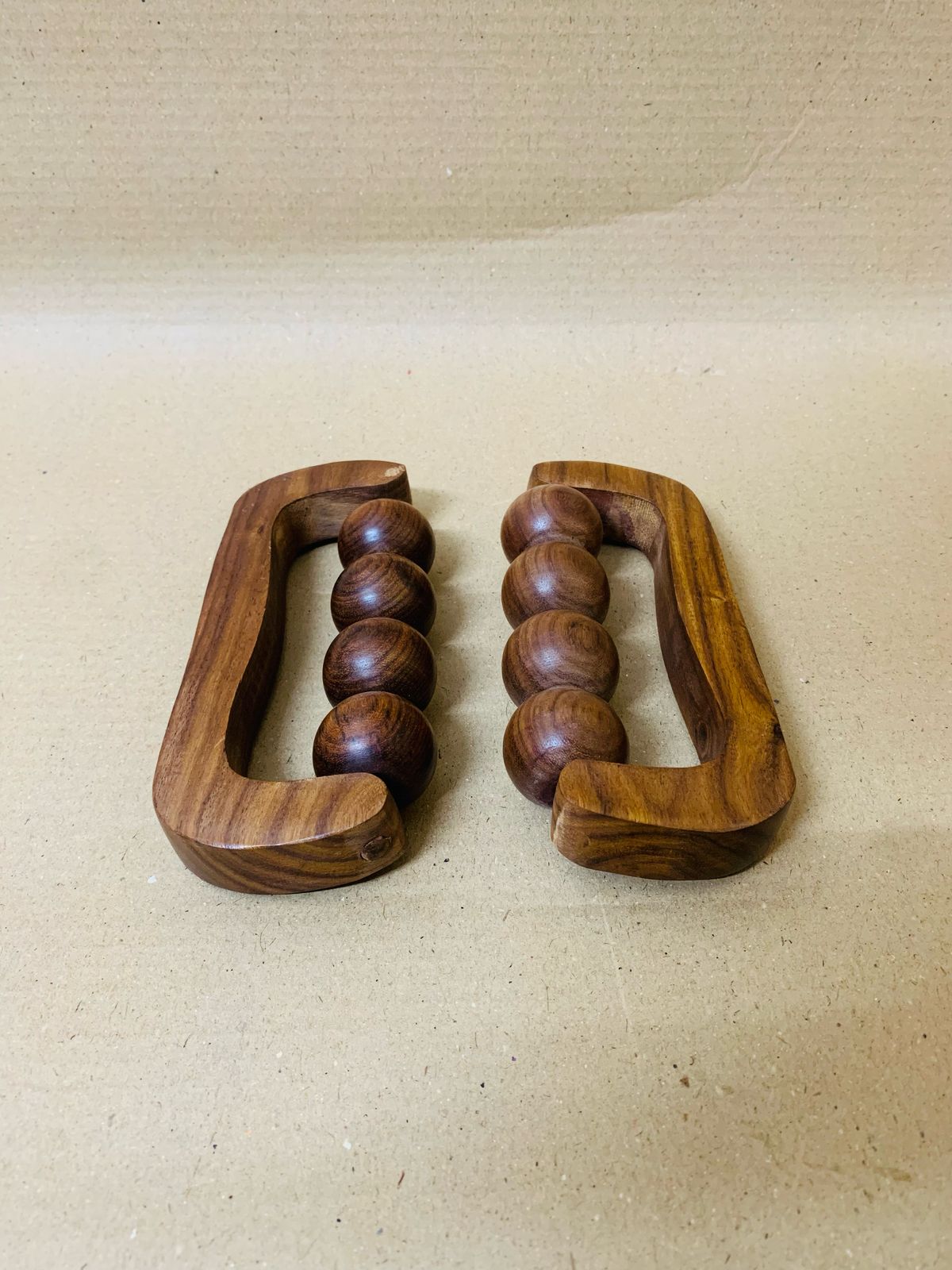Wooden Handheld Massage Roller