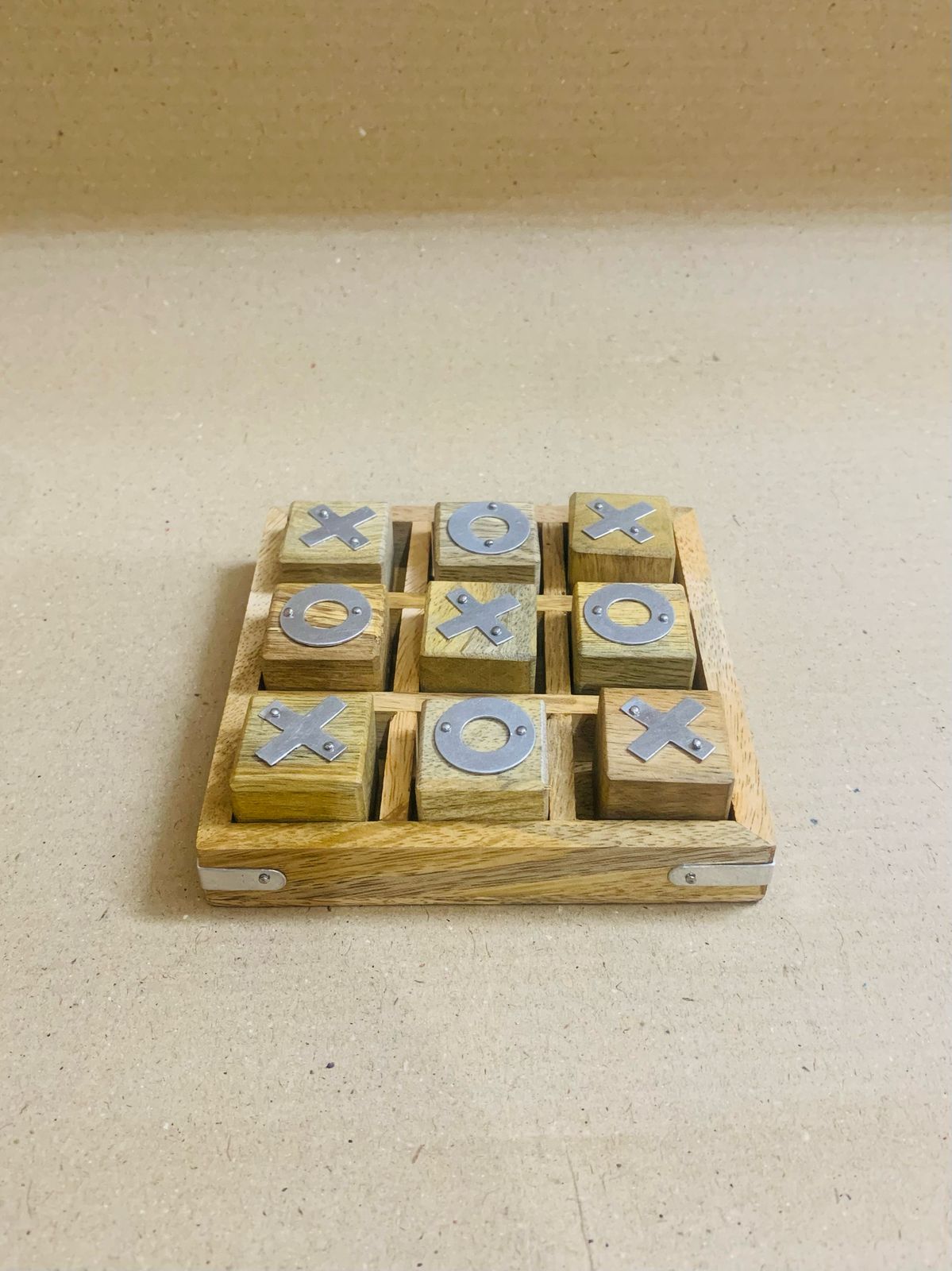 Wooden Tic Tac Toe Game