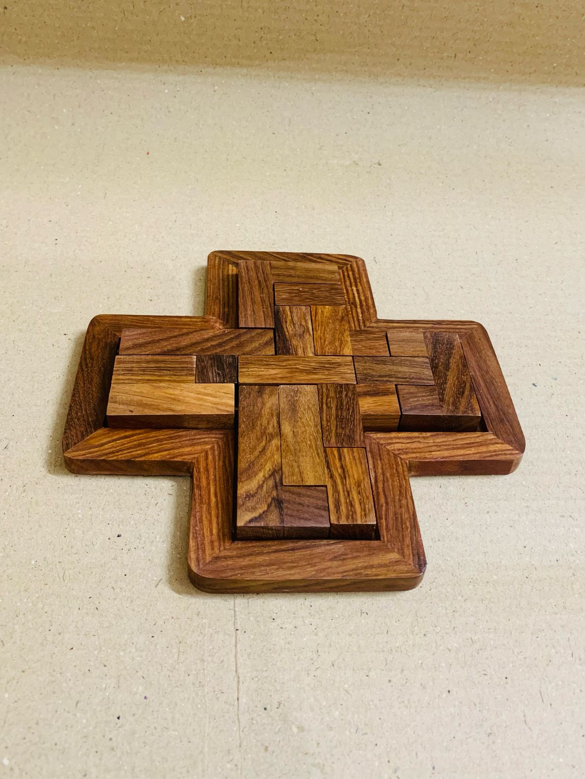 Wooden Cross Puzzle