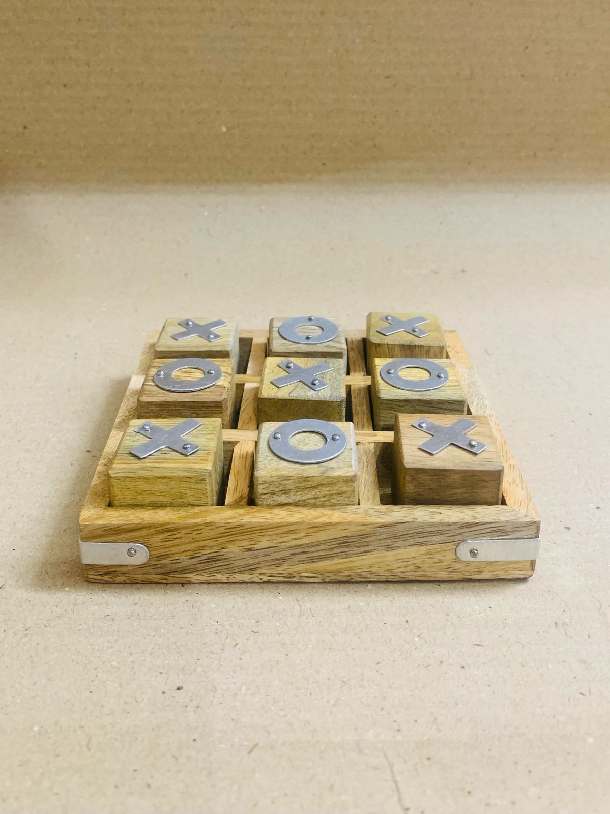 Wooden Tic Tac Toe Game