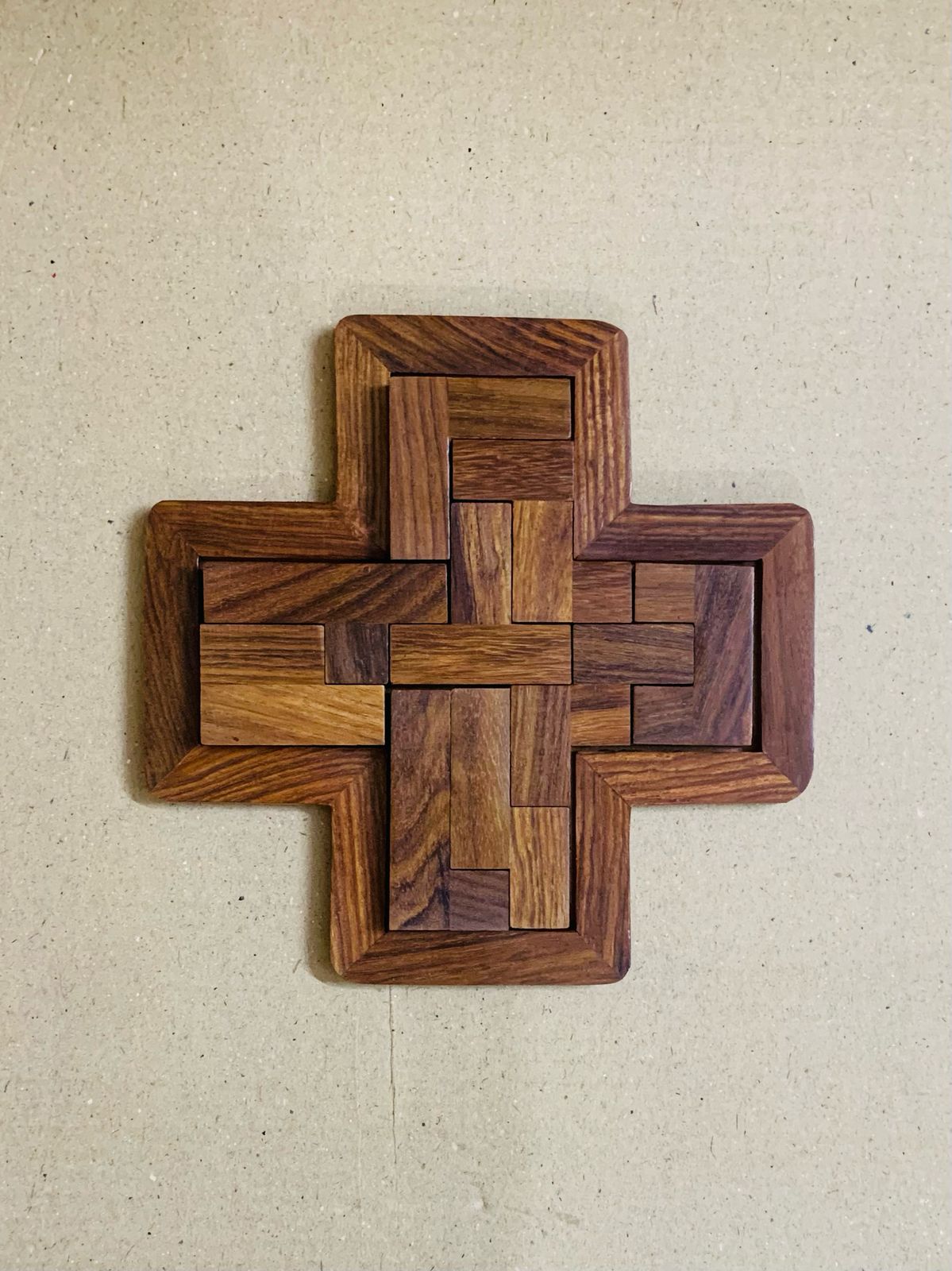 Wooden Cross Puzzle