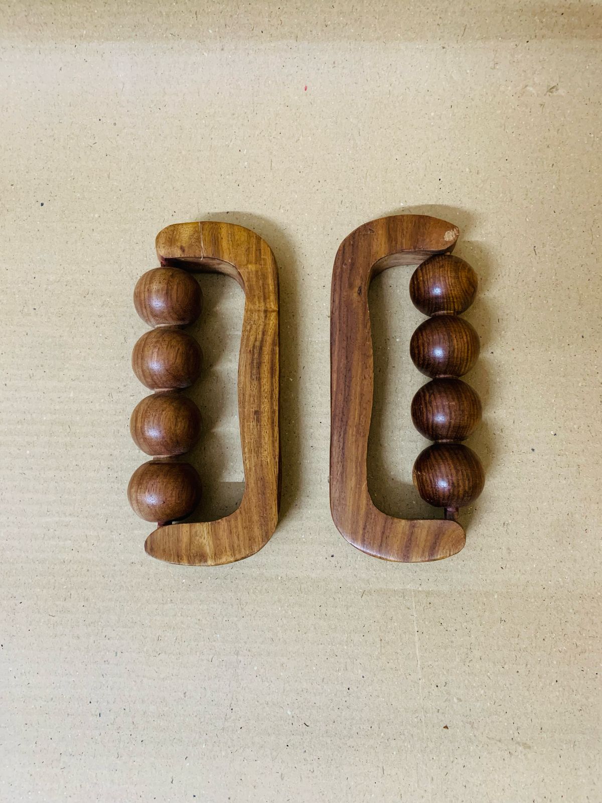 Wooden Handheld Massage Roller