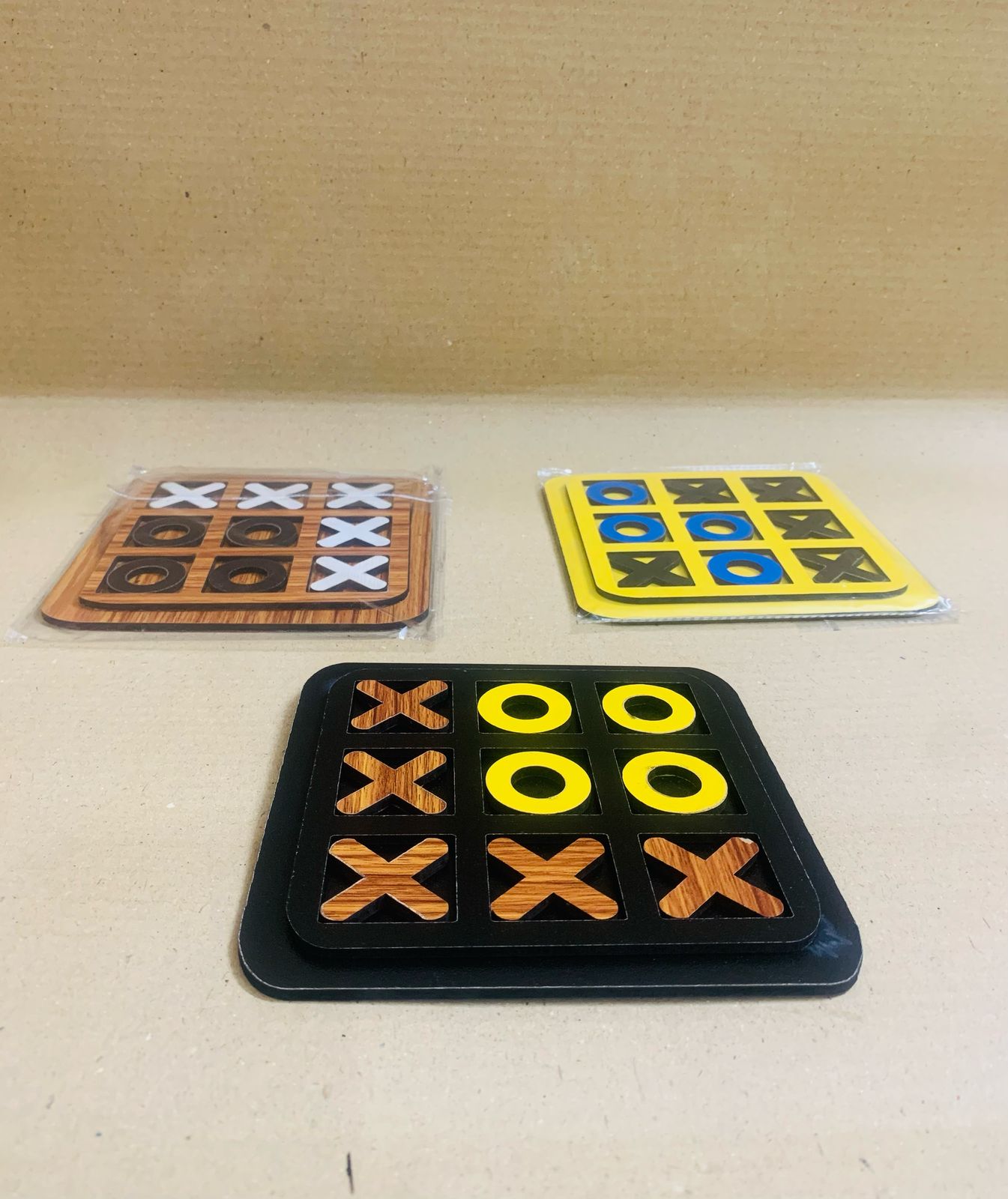 Tic Tac Toe Wooden Game