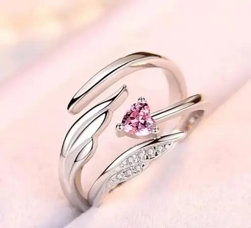 Adjustable Couple Rings | Pink Diamond Women Rings | Gifts For Couples | Rings For Men | Proposal Rings