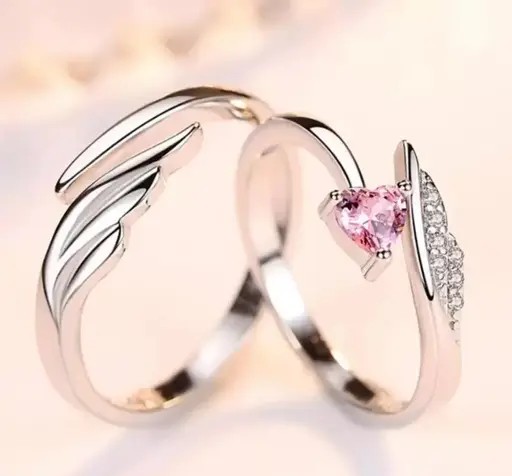 Adjustable Couple Rings | Pink Diamond Women Rings | Gifts For Couples | Rings For Men | Proposal Rings