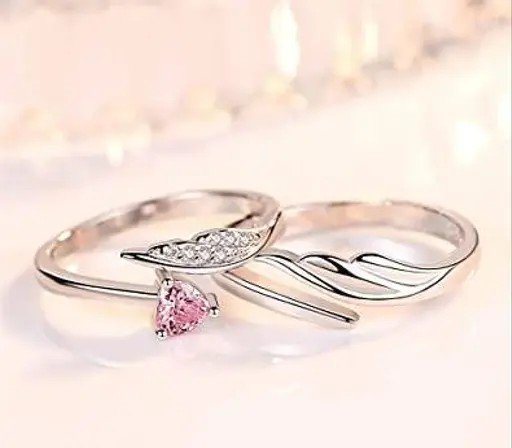 Adjustable Couple Rings | Pink Diamond Women Rings | Gifts For Couples | Rings For Men | Proposal Rings