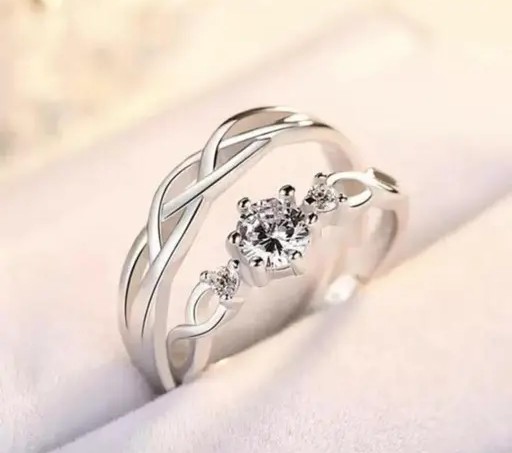 Couple Rings | Fashionable Men Women Rings | Valentine Rings | Silver Plated Rings | Rings for your Love | Adorable Cute Rings |Gifts for Girlfriend