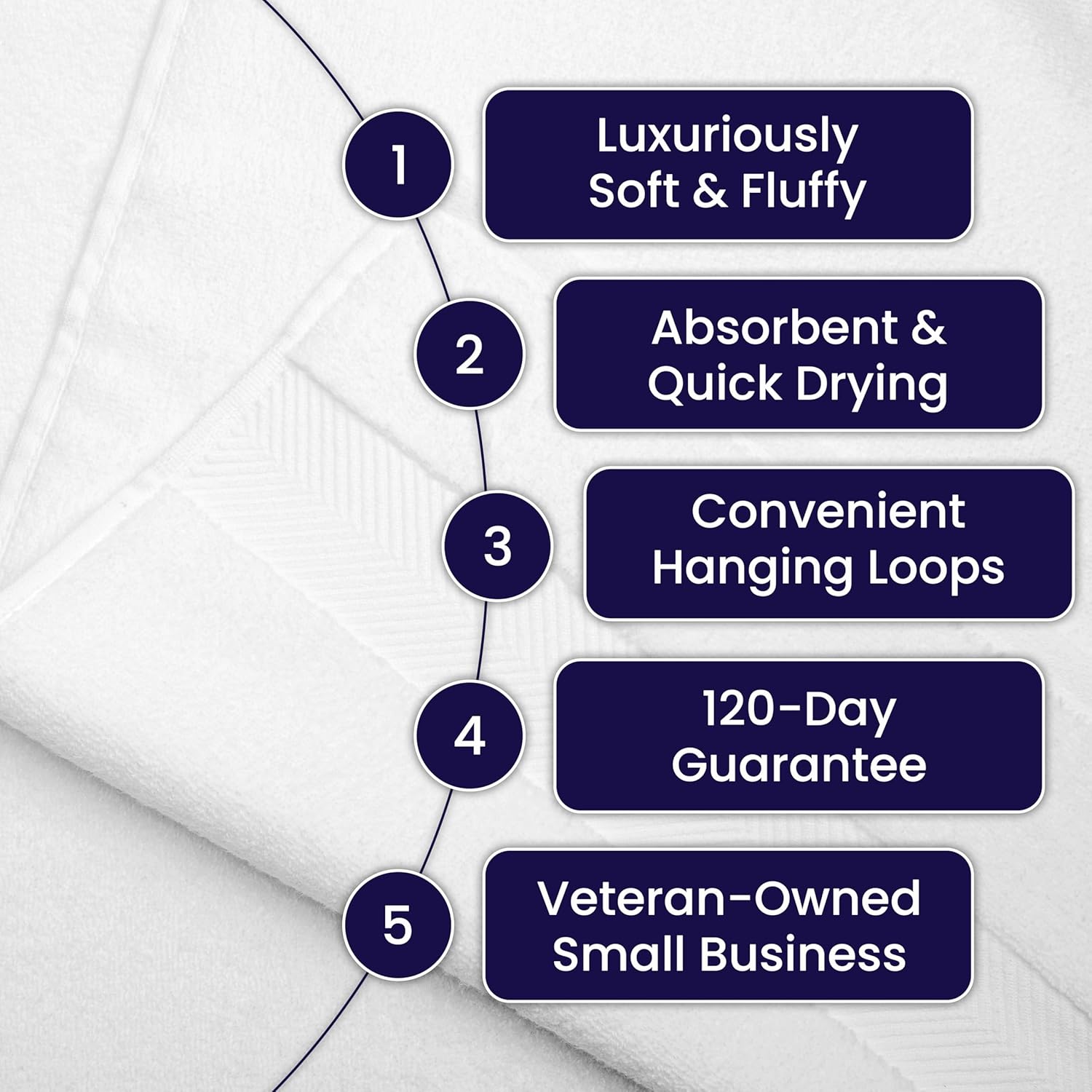 Bamboo Viscose Bath Towels - Ultra Soft & Plush 700 GSM Luxury Bath Towels - Super Absorbent & Quick Drying - 6 Piece Towel Set (Papyrus)