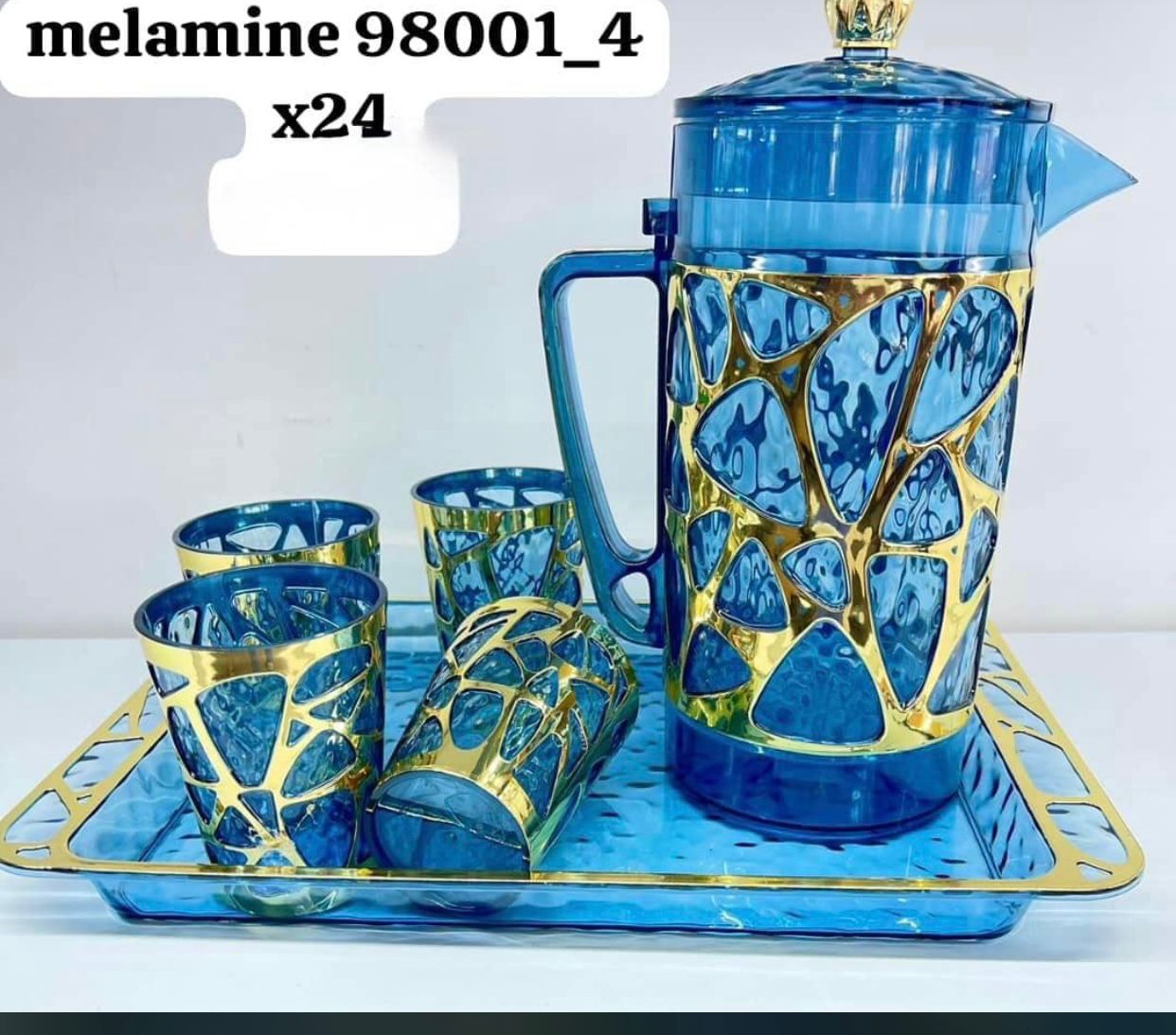 Carafe 6pcs mélamine