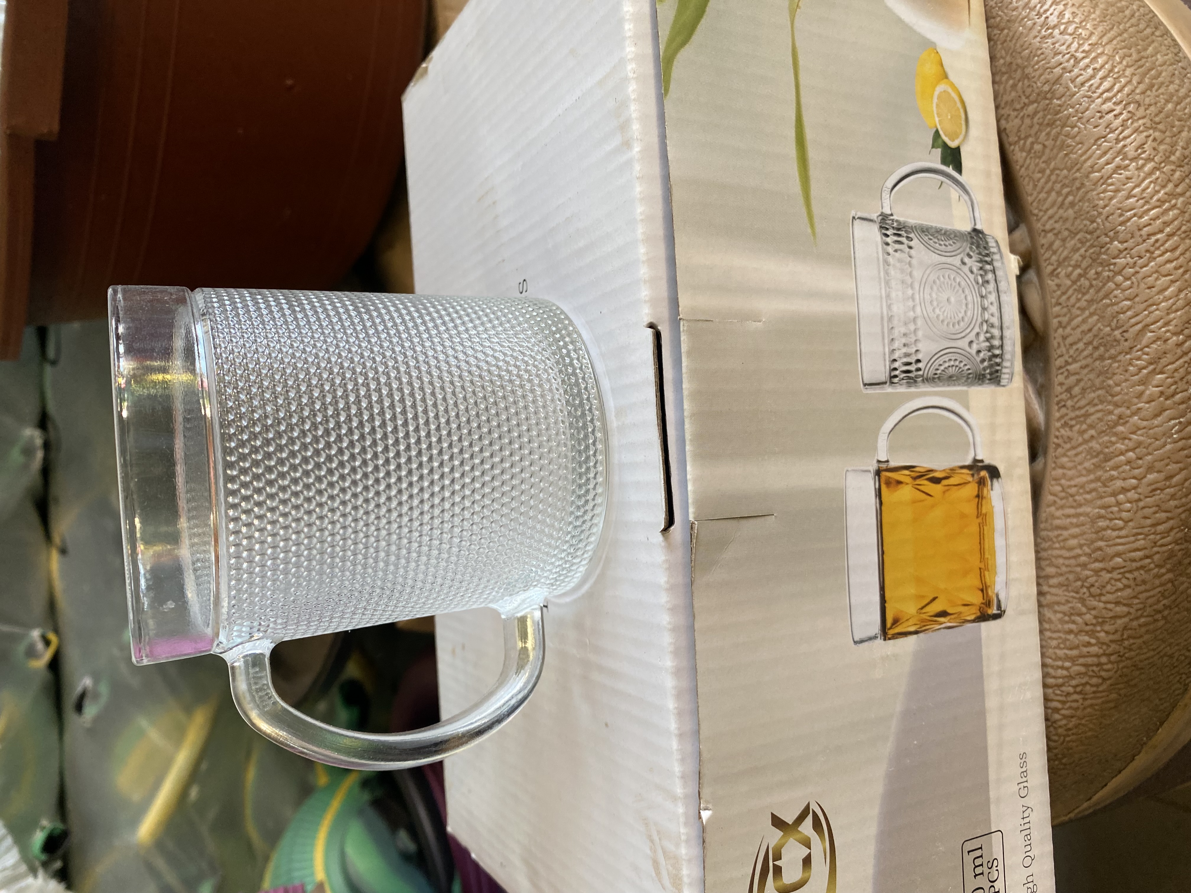 Tasse en verre 6pcs