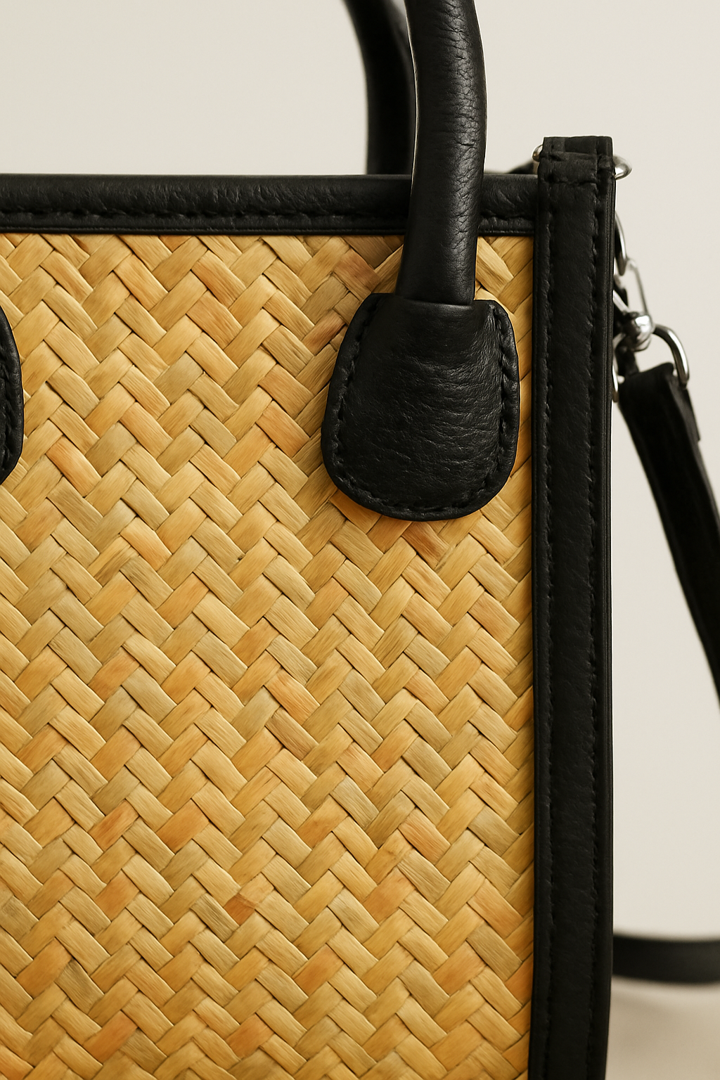 Mini Chic - Sac Bandoulière en Rotin