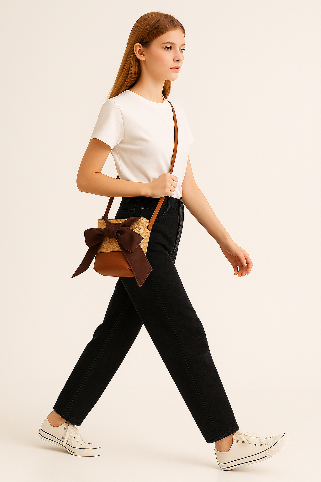Petit Ruban Boho – Sac en rotin fait main, chic & écolo