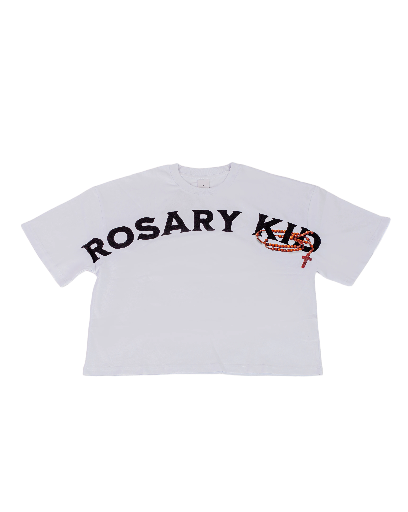 Rosary Kid CropTop (white)