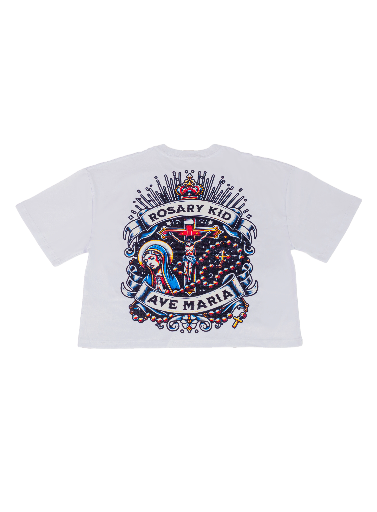 Rosary Kid CropTop (white)