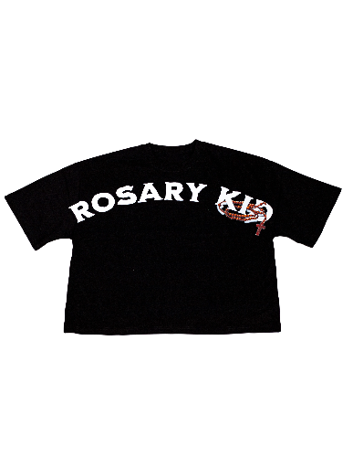 Rosary Kid CropTop (Black)
