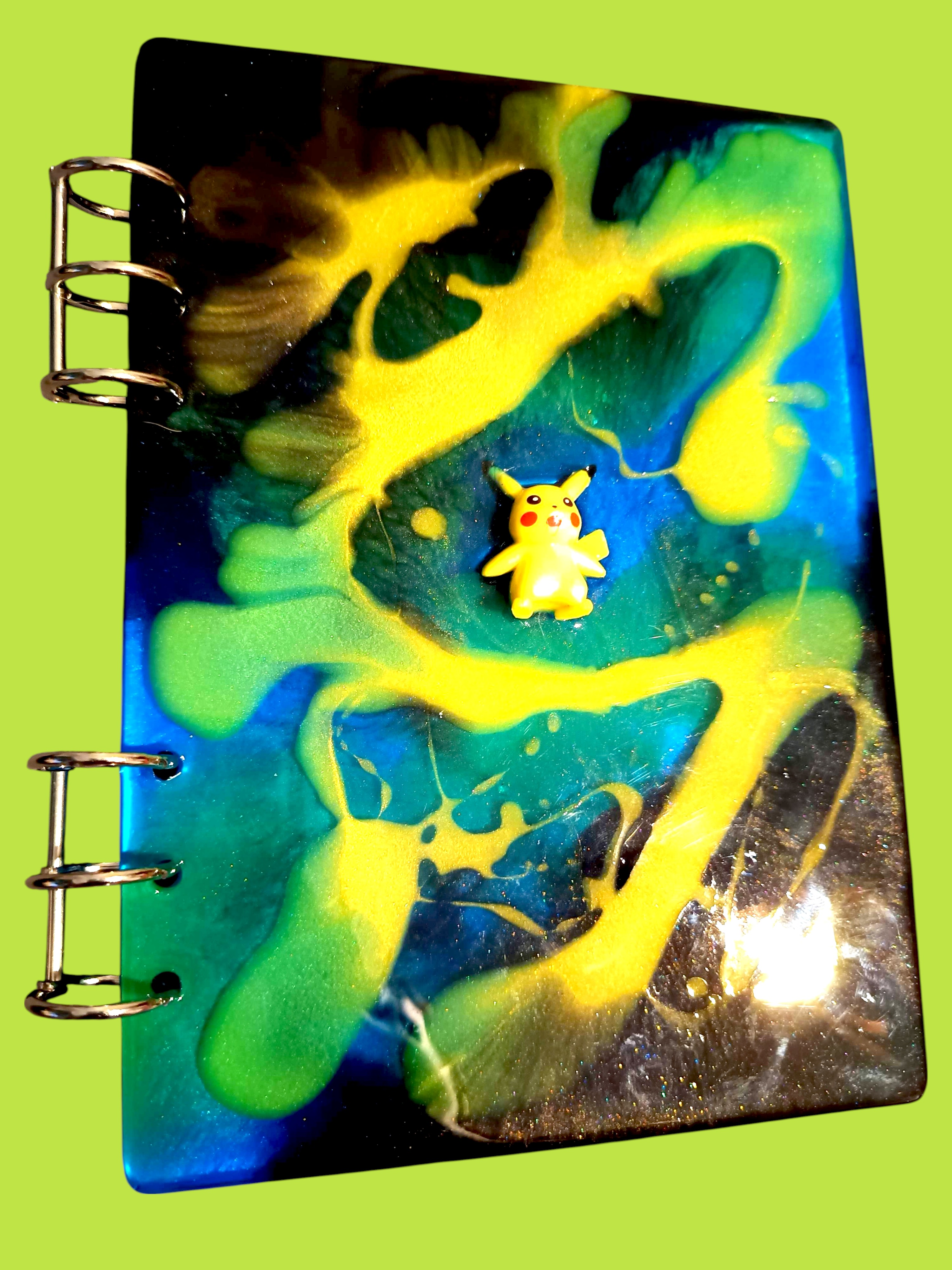 Carnet Pikachu en résine époxy 50 pages