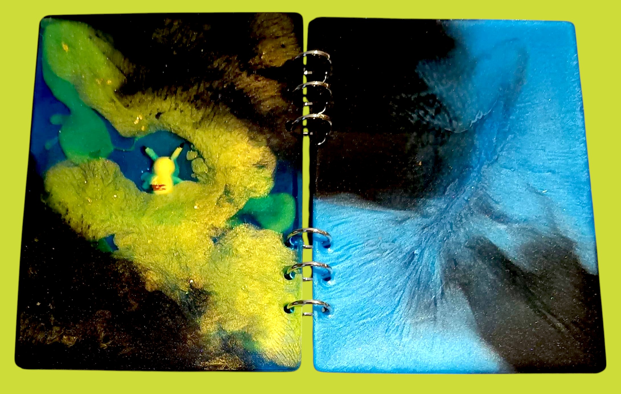 Carnet Pikachu en résine époxy 50 pages