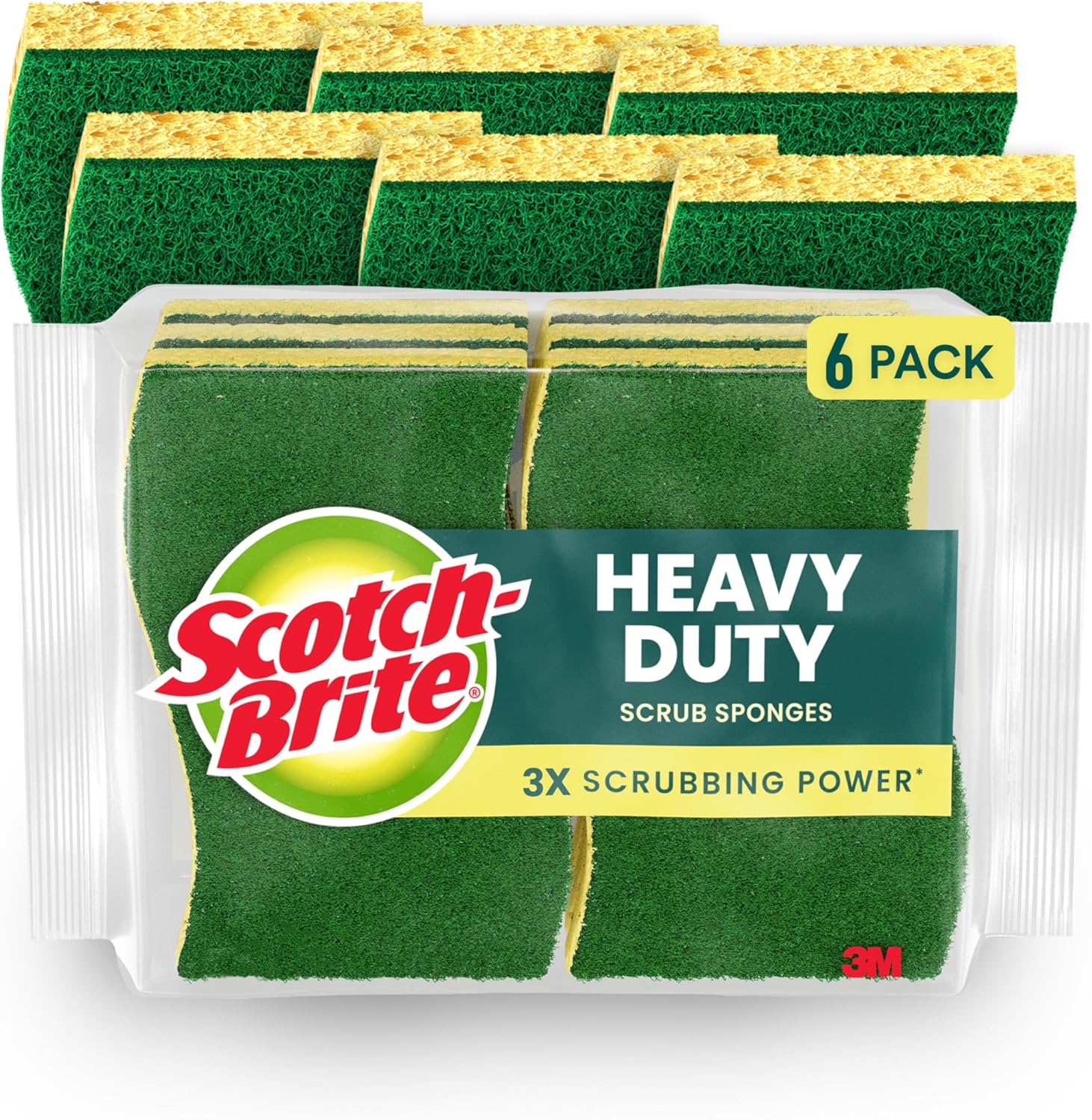 Scotch-Brite Heavy Duty Scrub Sponges