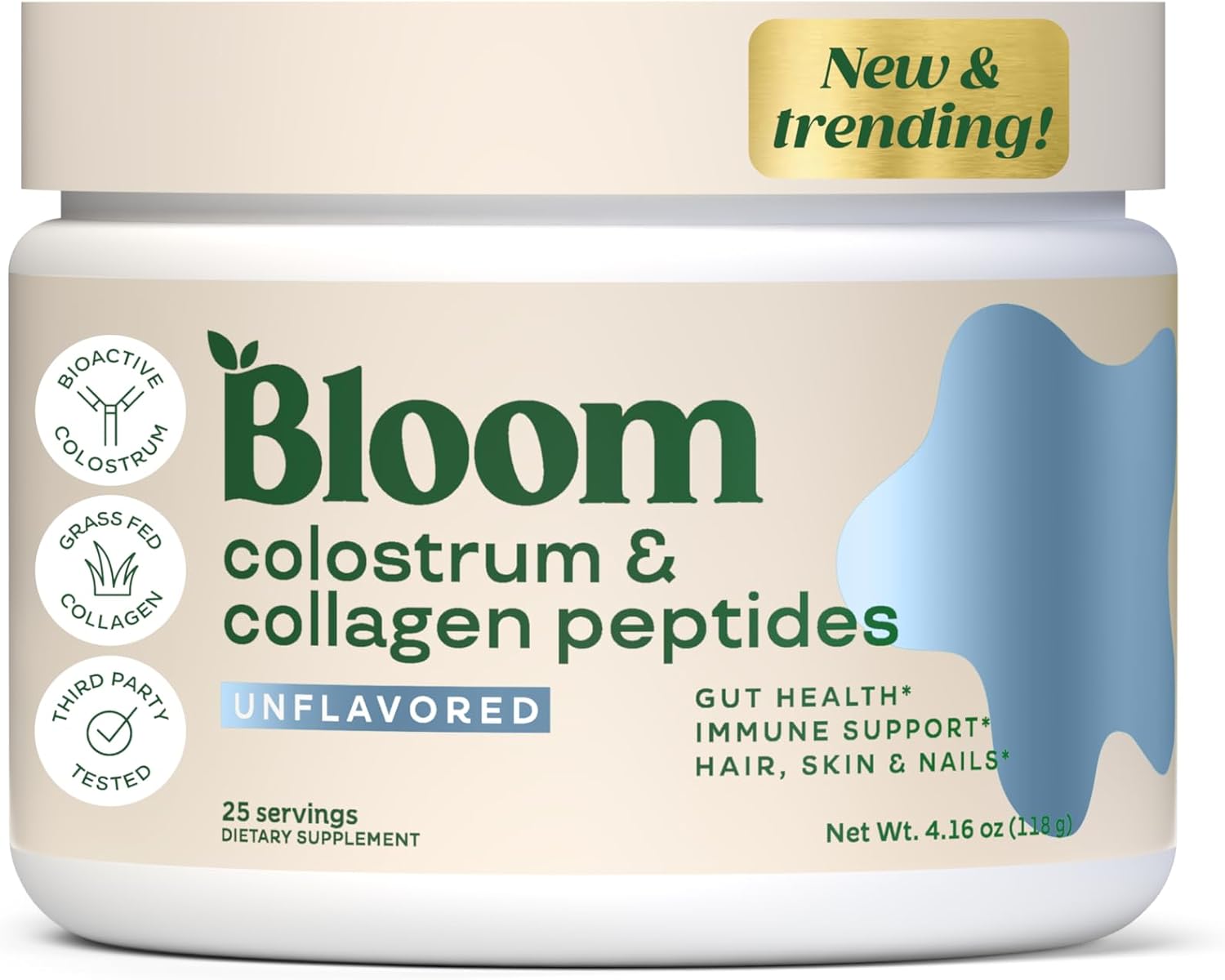 Bloom Colostrum & Collagen Peptides