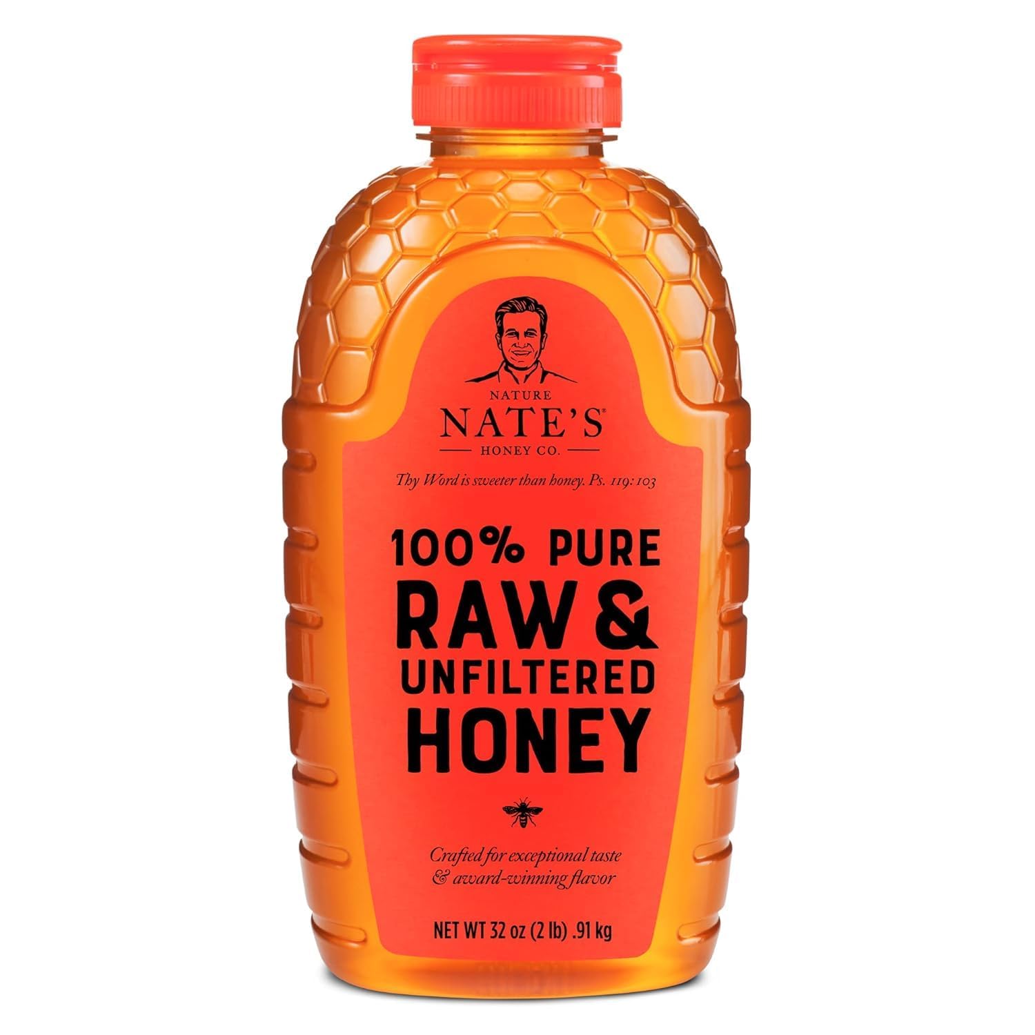 Nature Nate's 100% Pure Raw & Unfiltered Honey