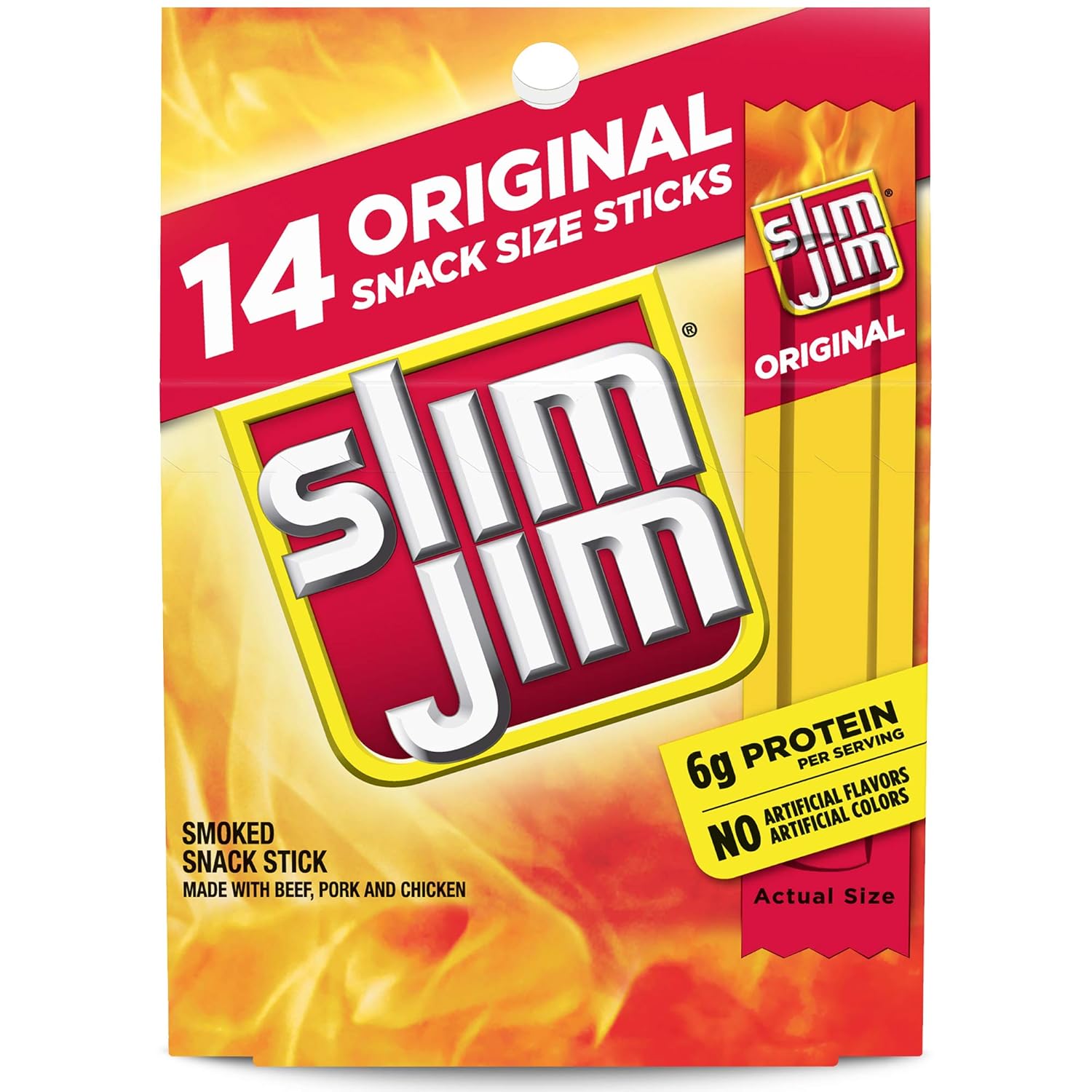 Slim Jim Original Snack Size Sticks