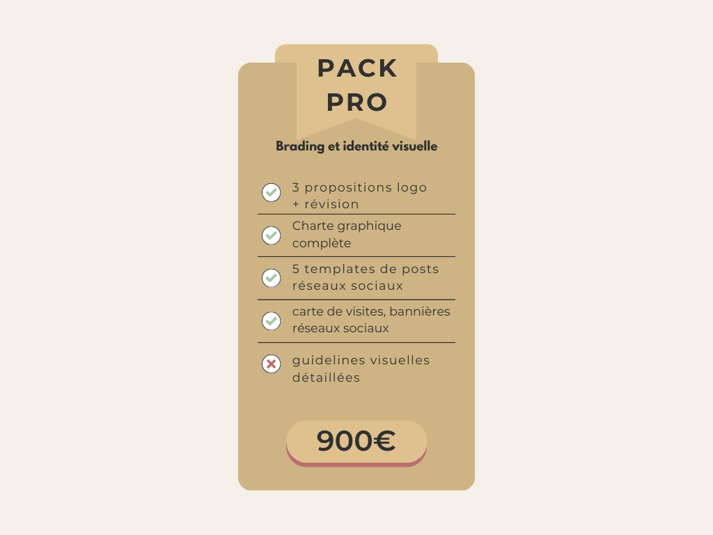 Branding et identité visuelle / PACK PRO