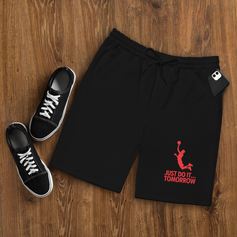 Just Do It Tomorrow Men's Fleece Shorts