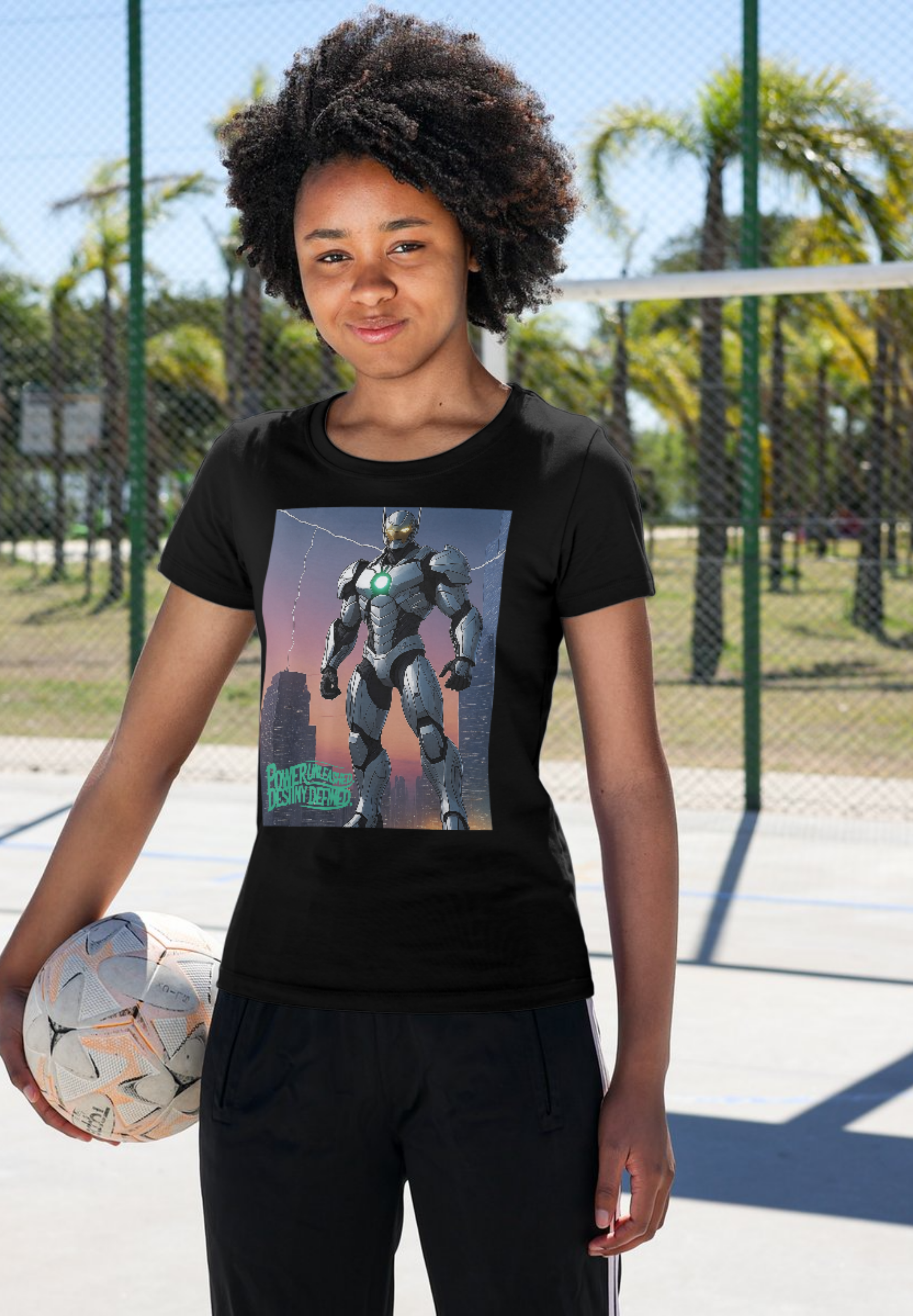 Robot Superhero Print