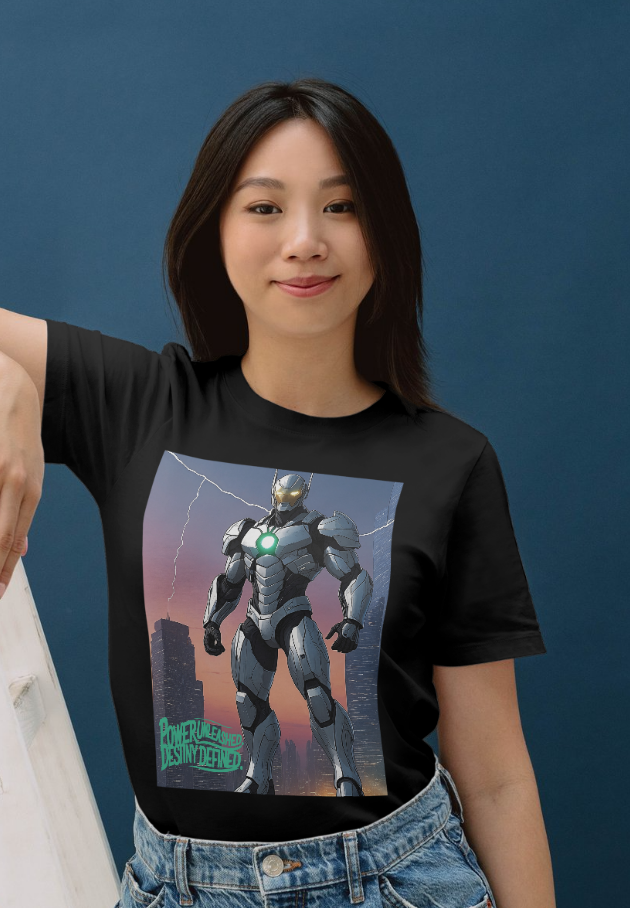 Robot Superhero Print