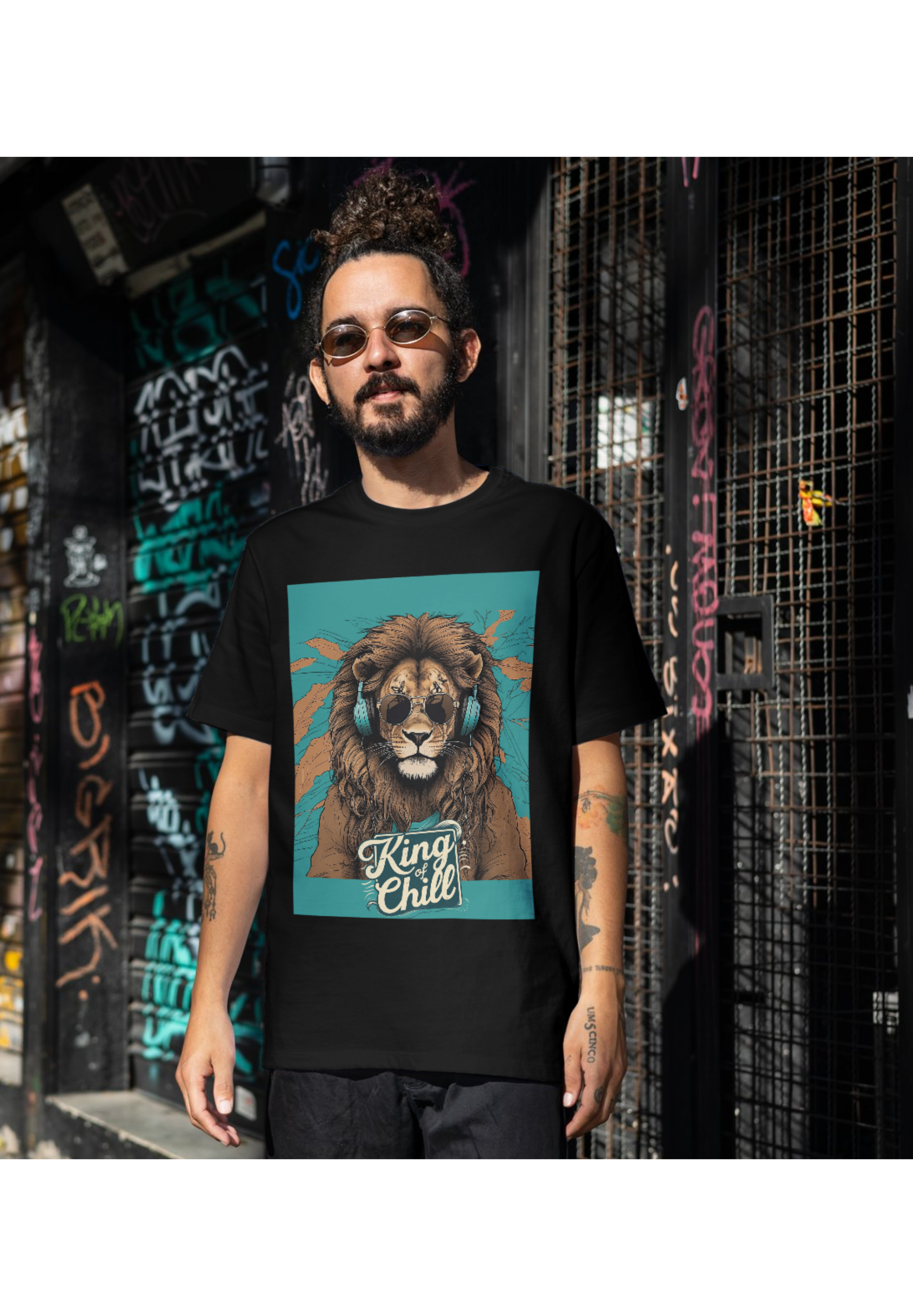 King Chill Lion Print