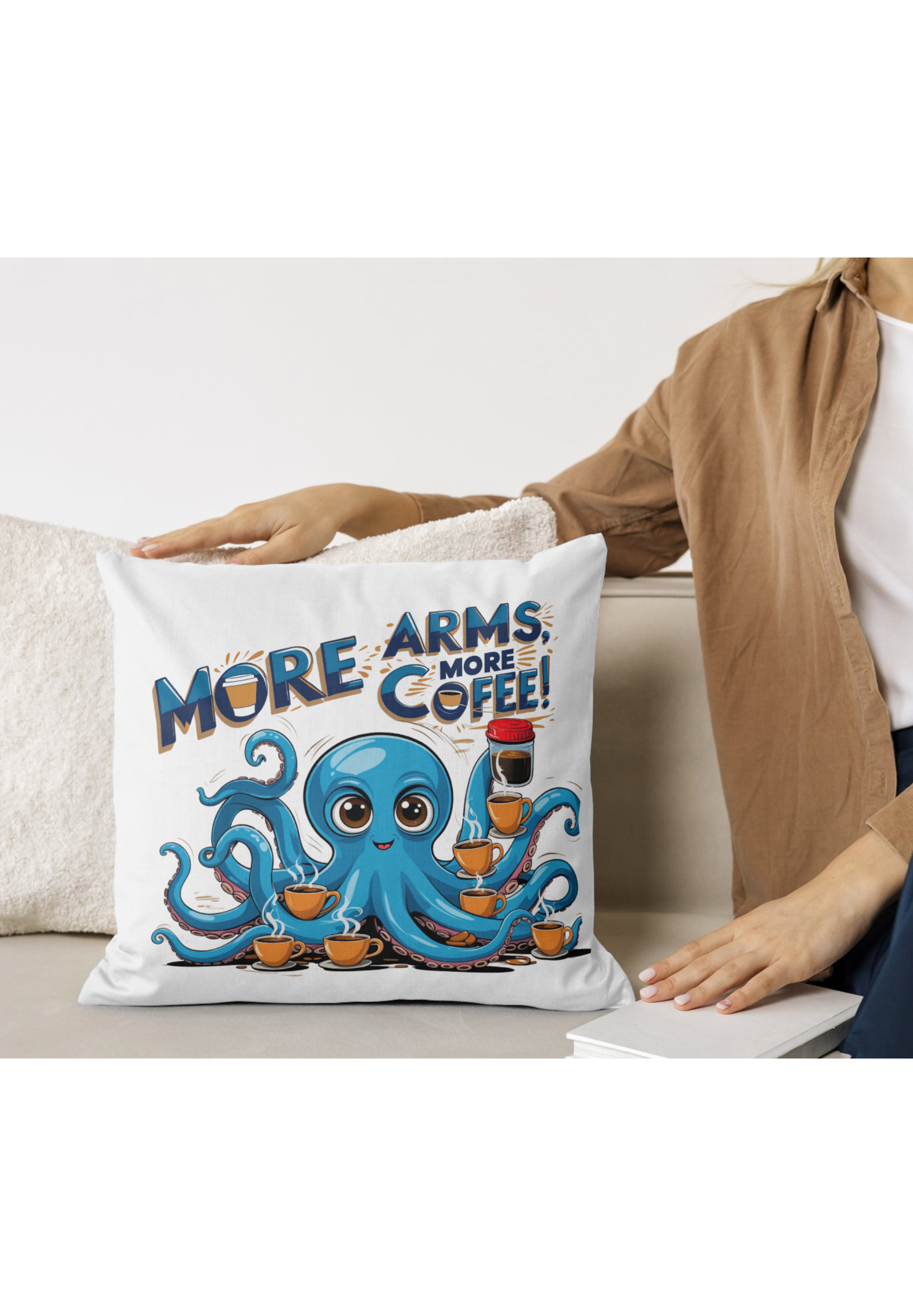 Octopus Coffee Print