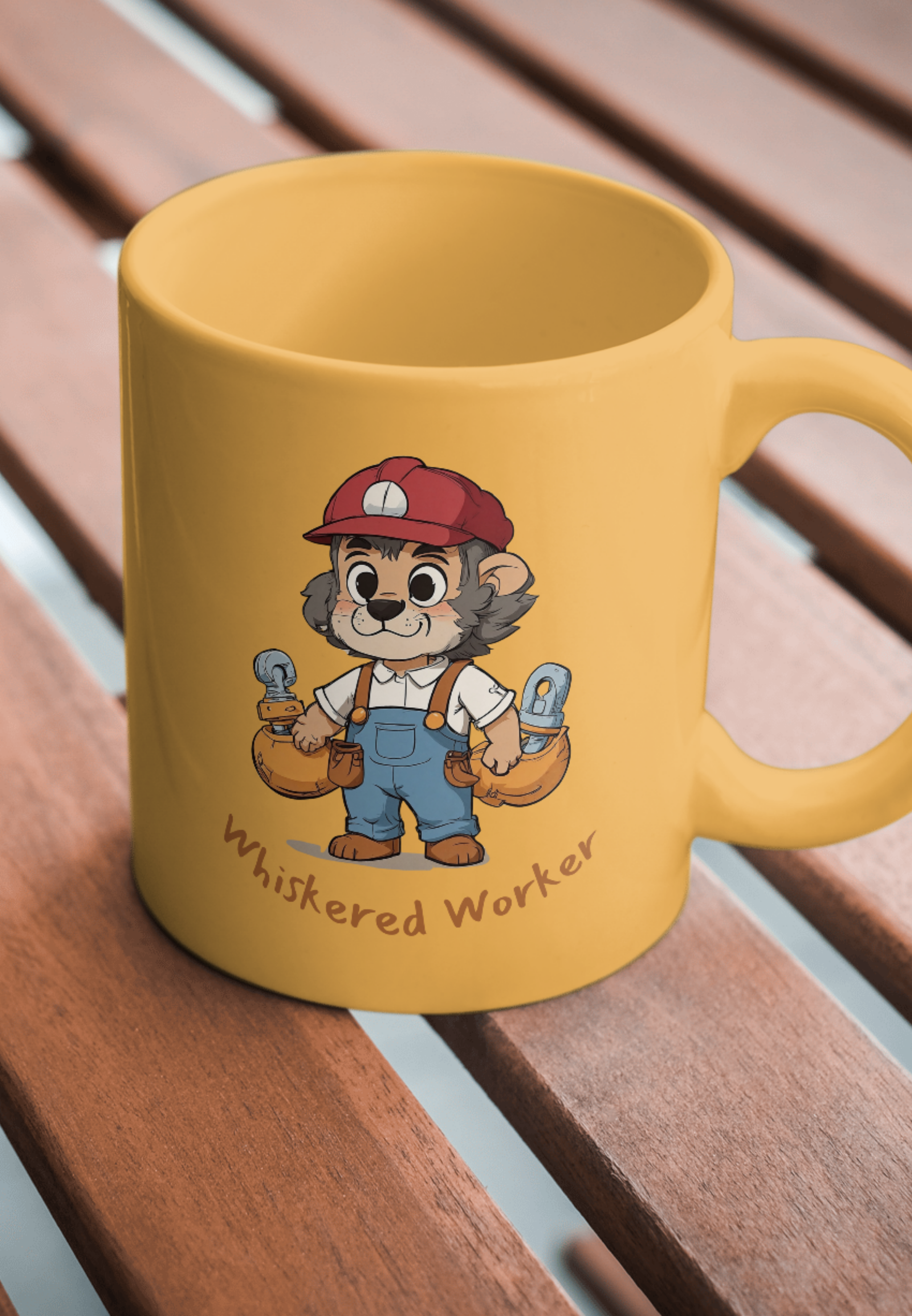 Whiskered Worker Print