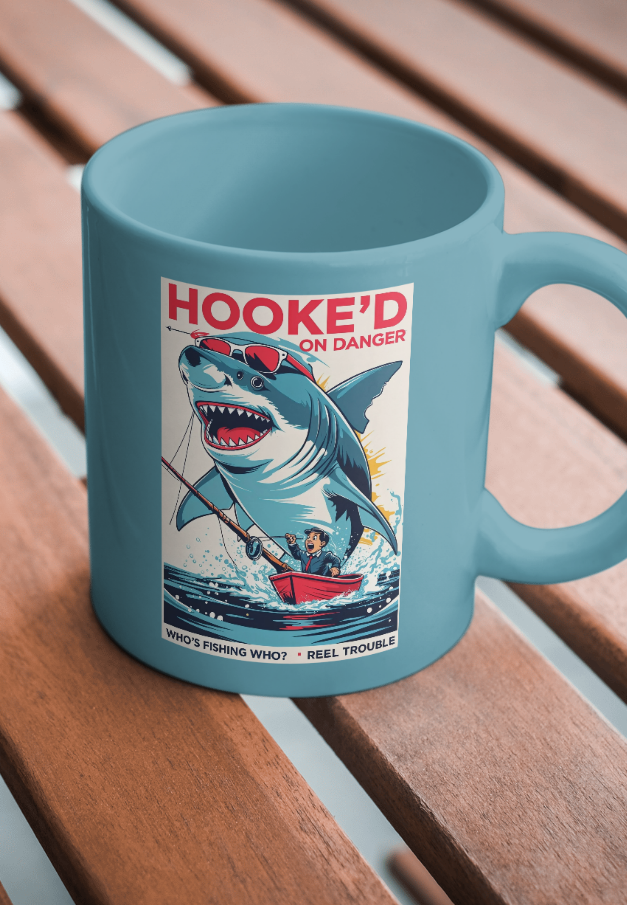 Hooked On Danger Print