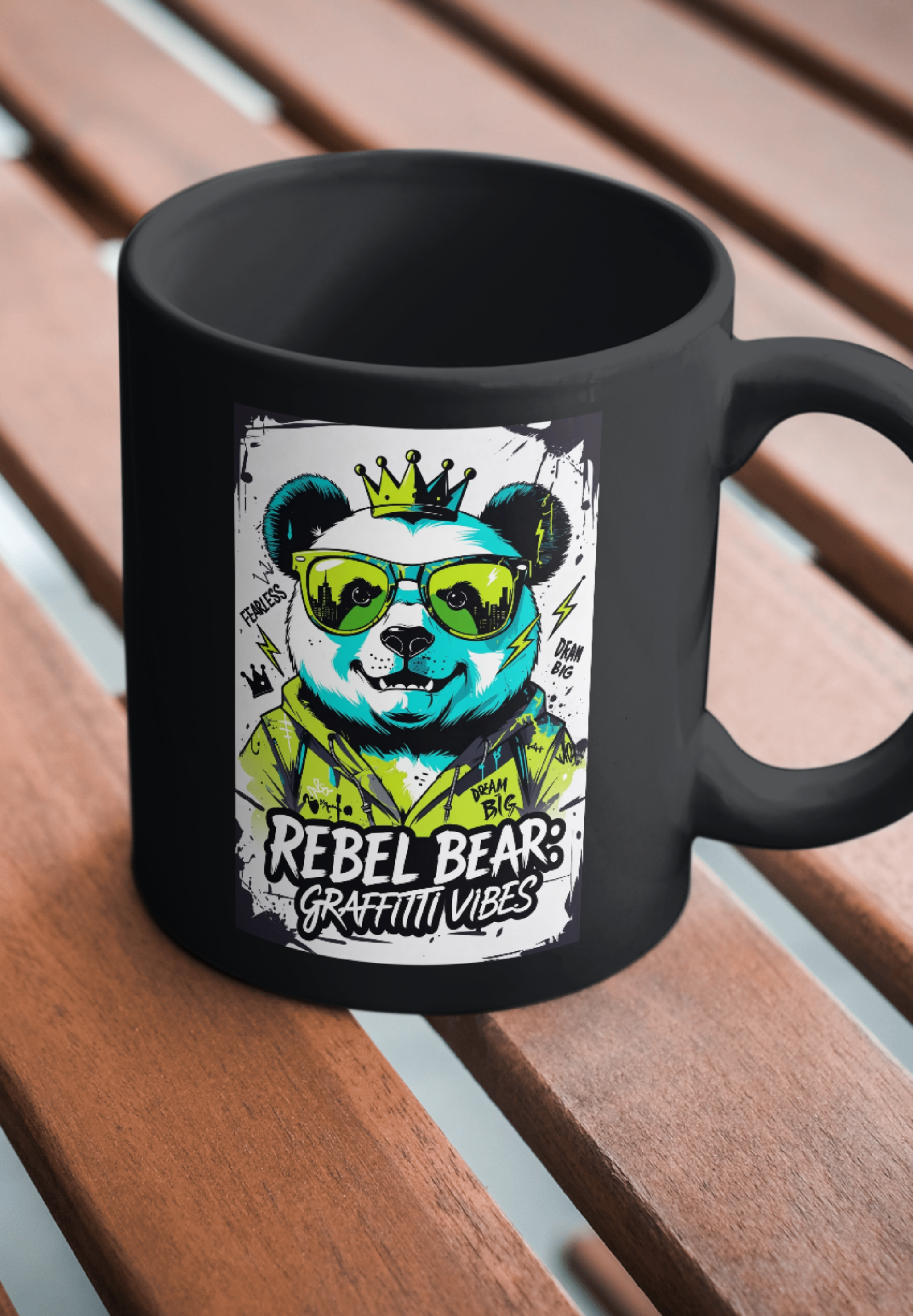Rebel Bear Print