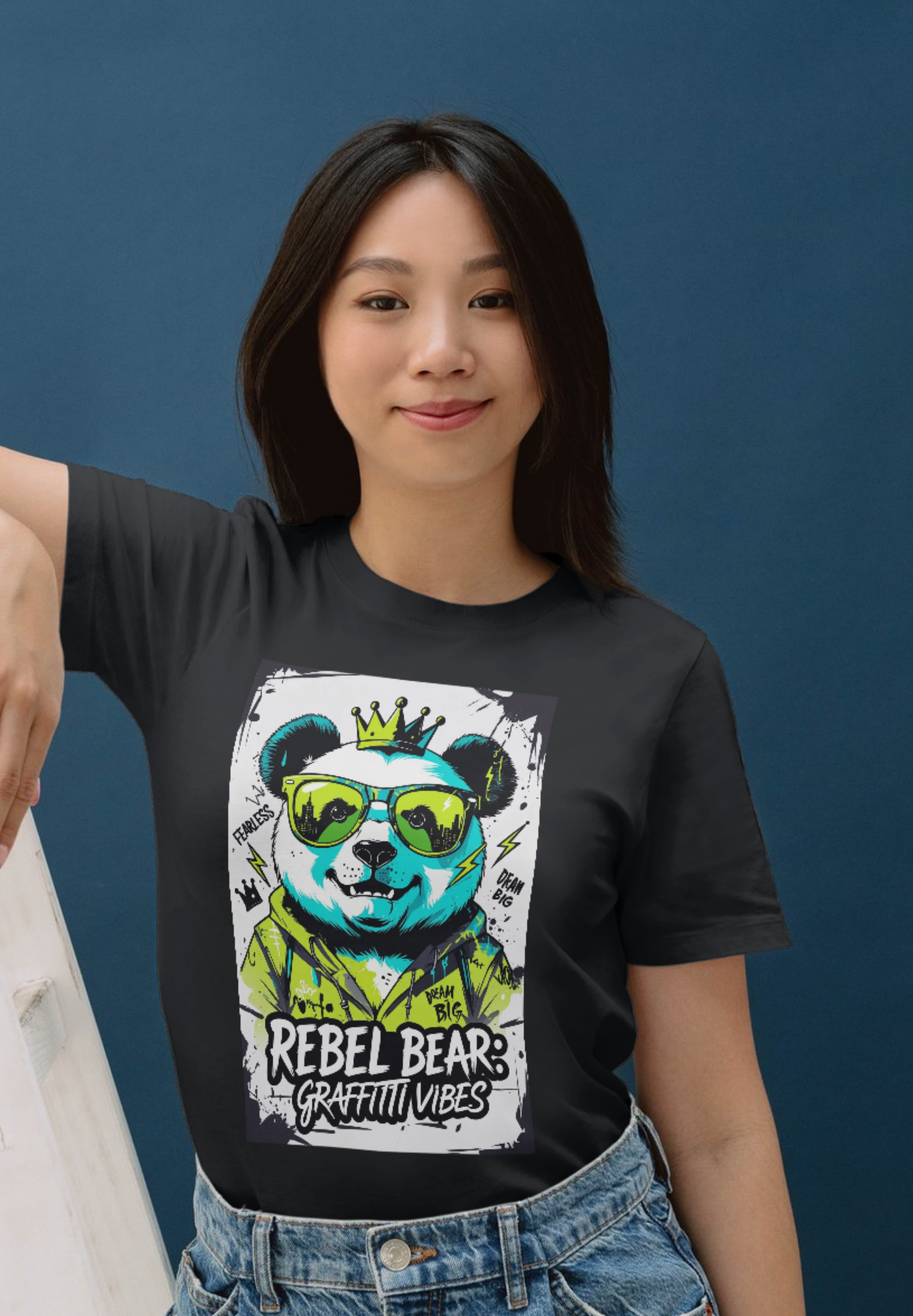Rebel Bear Print