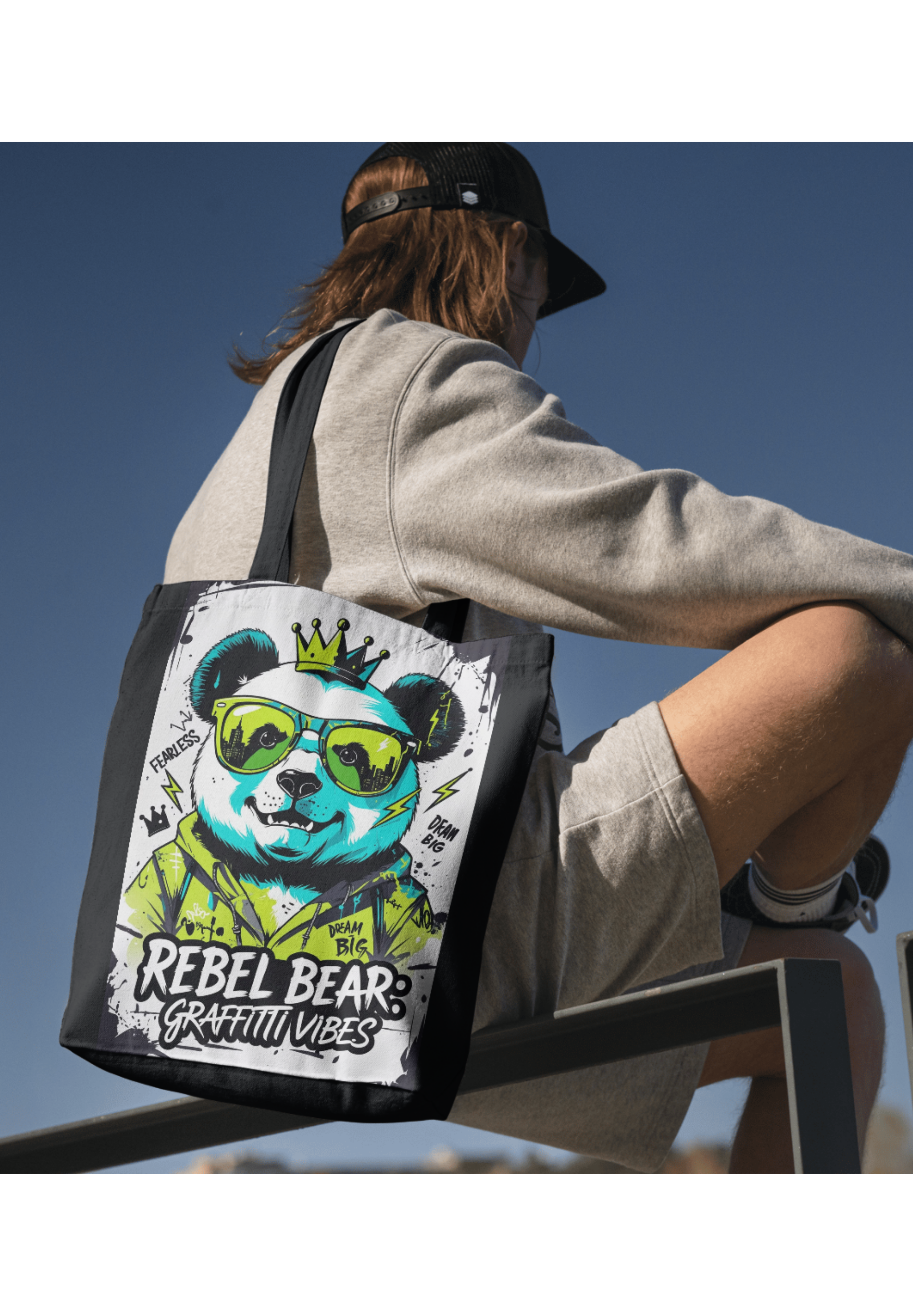 Rebel Bear Print