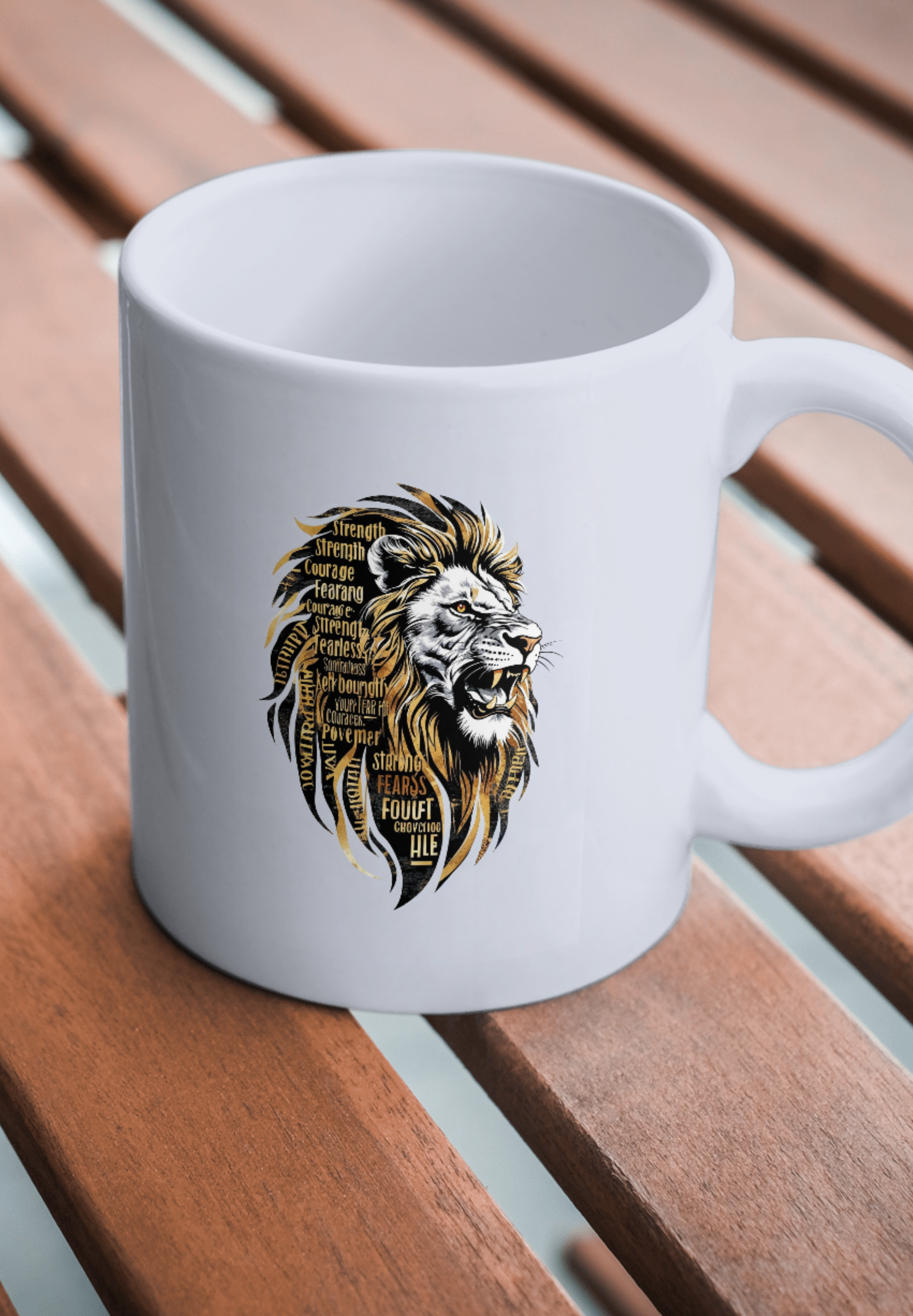 Motivational Lion Print