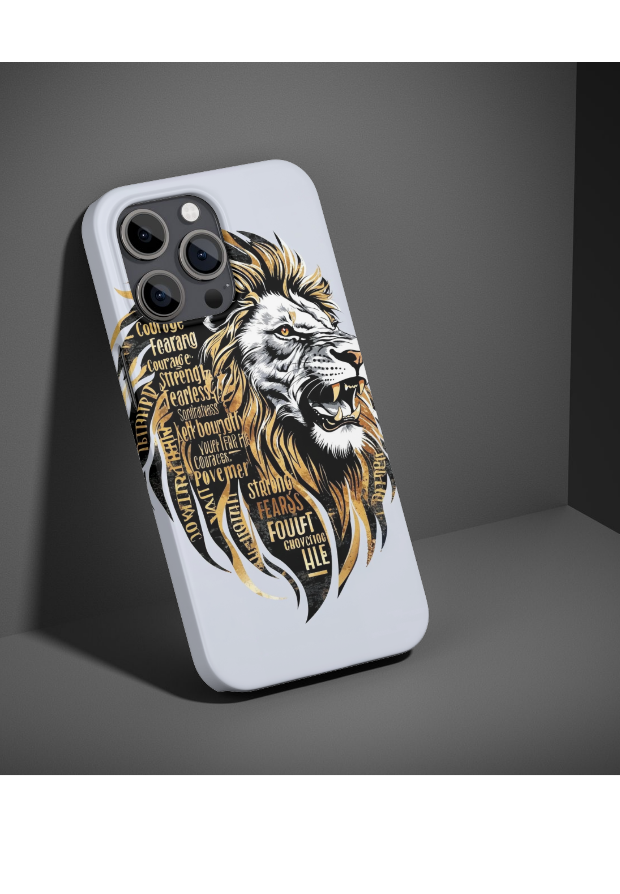 Motivational Lion Print