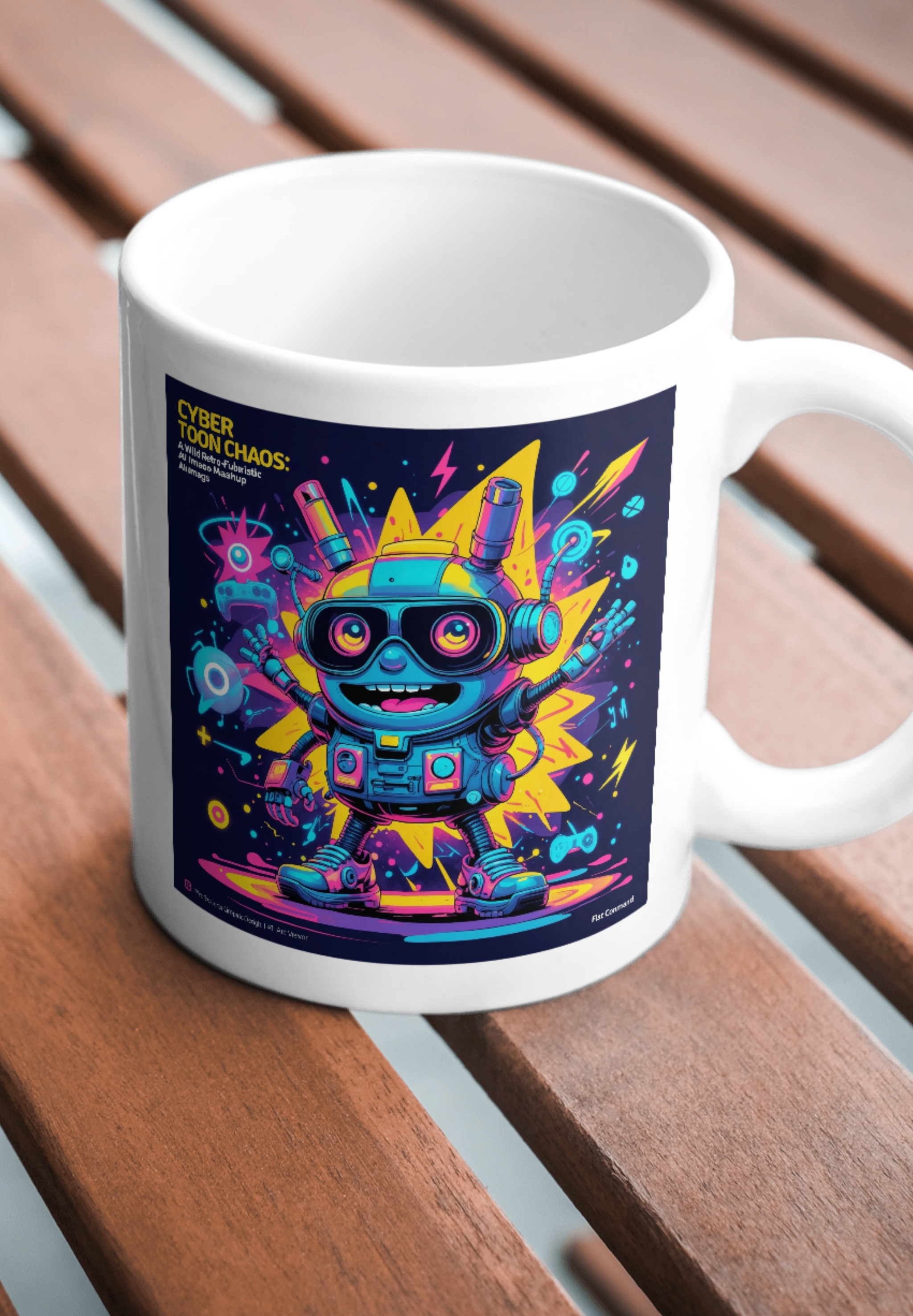 Robo Cartoon Print