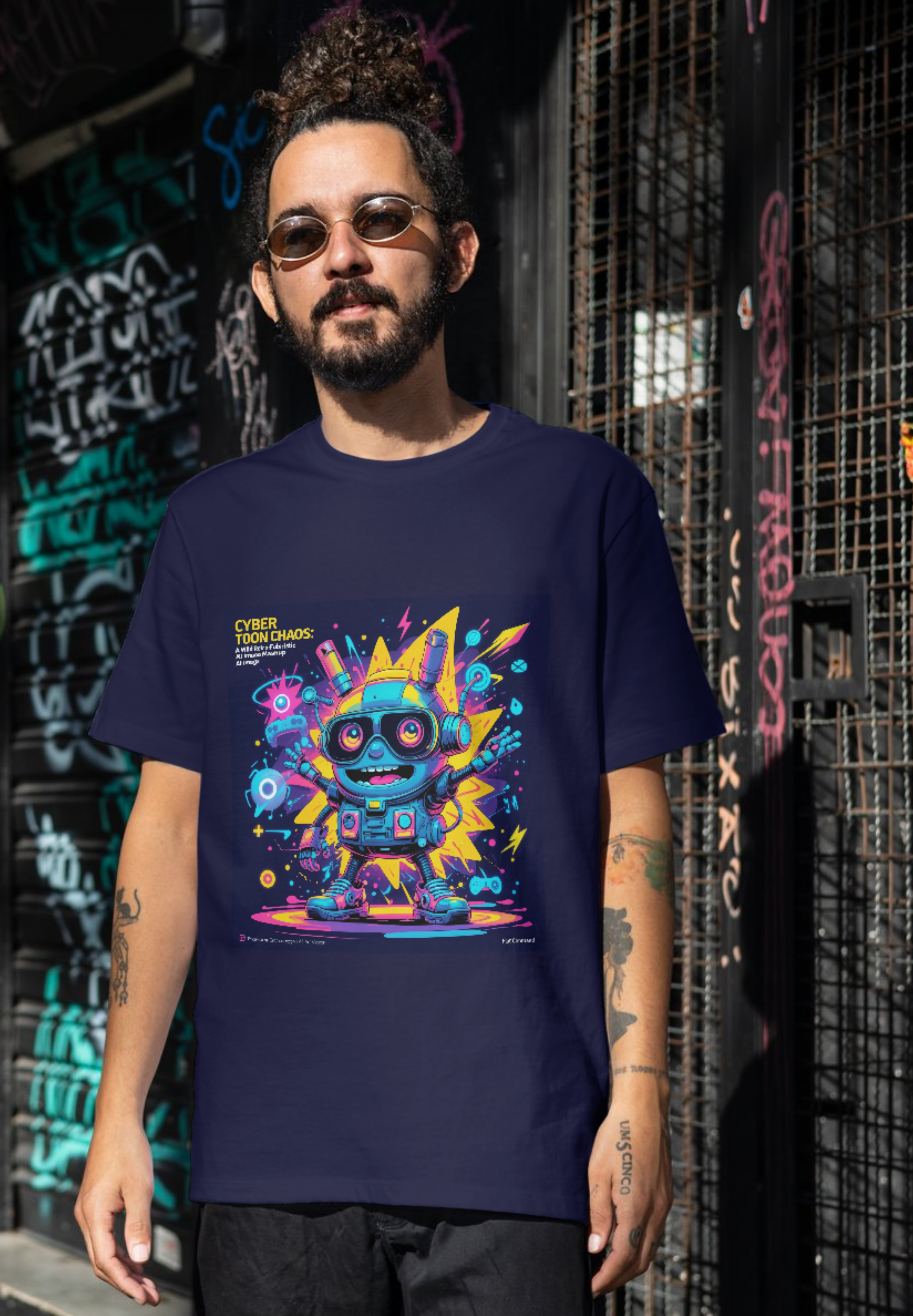Robo Cartoon Print