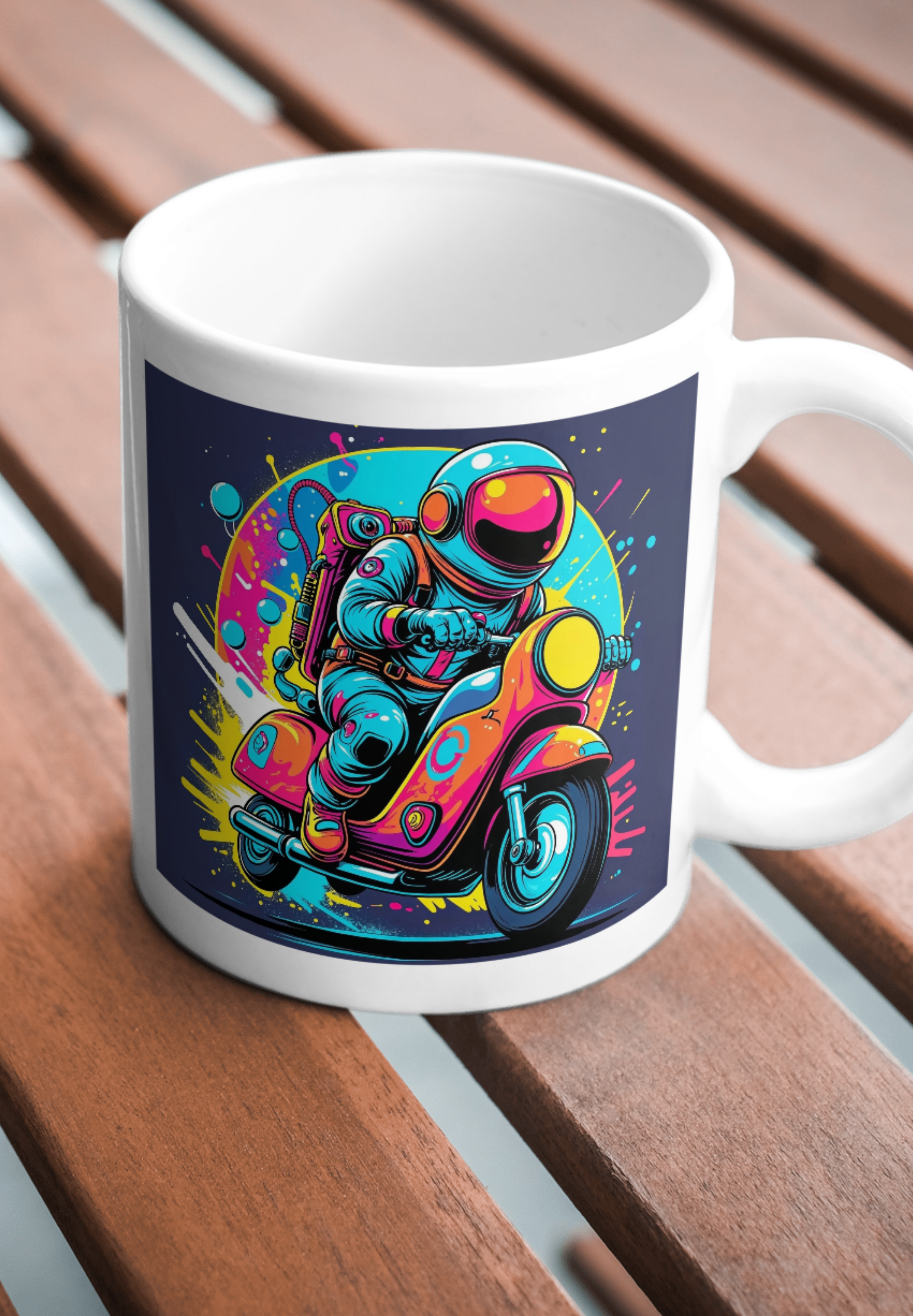 Cartoon Scooter Print