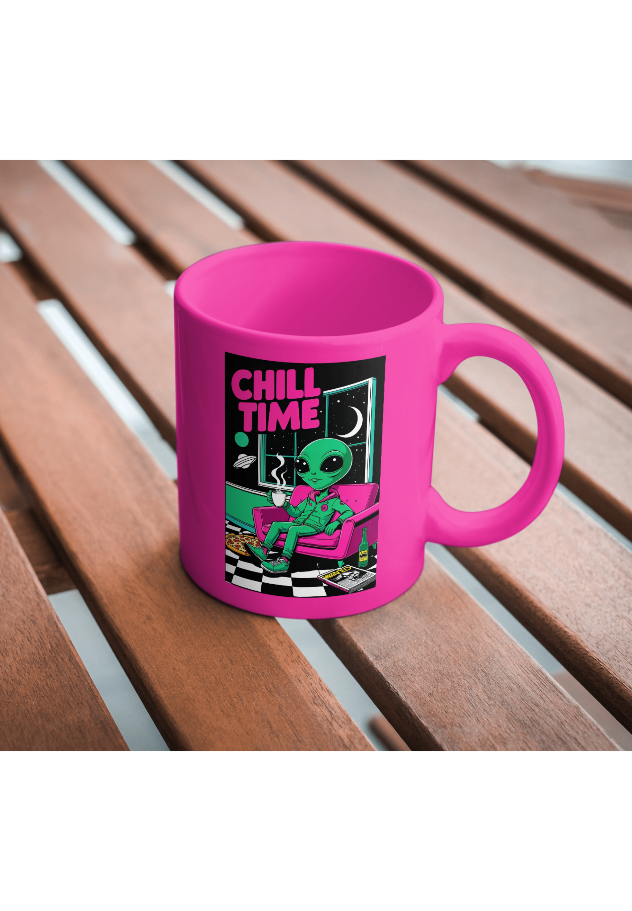 Alien Chill Time Print
