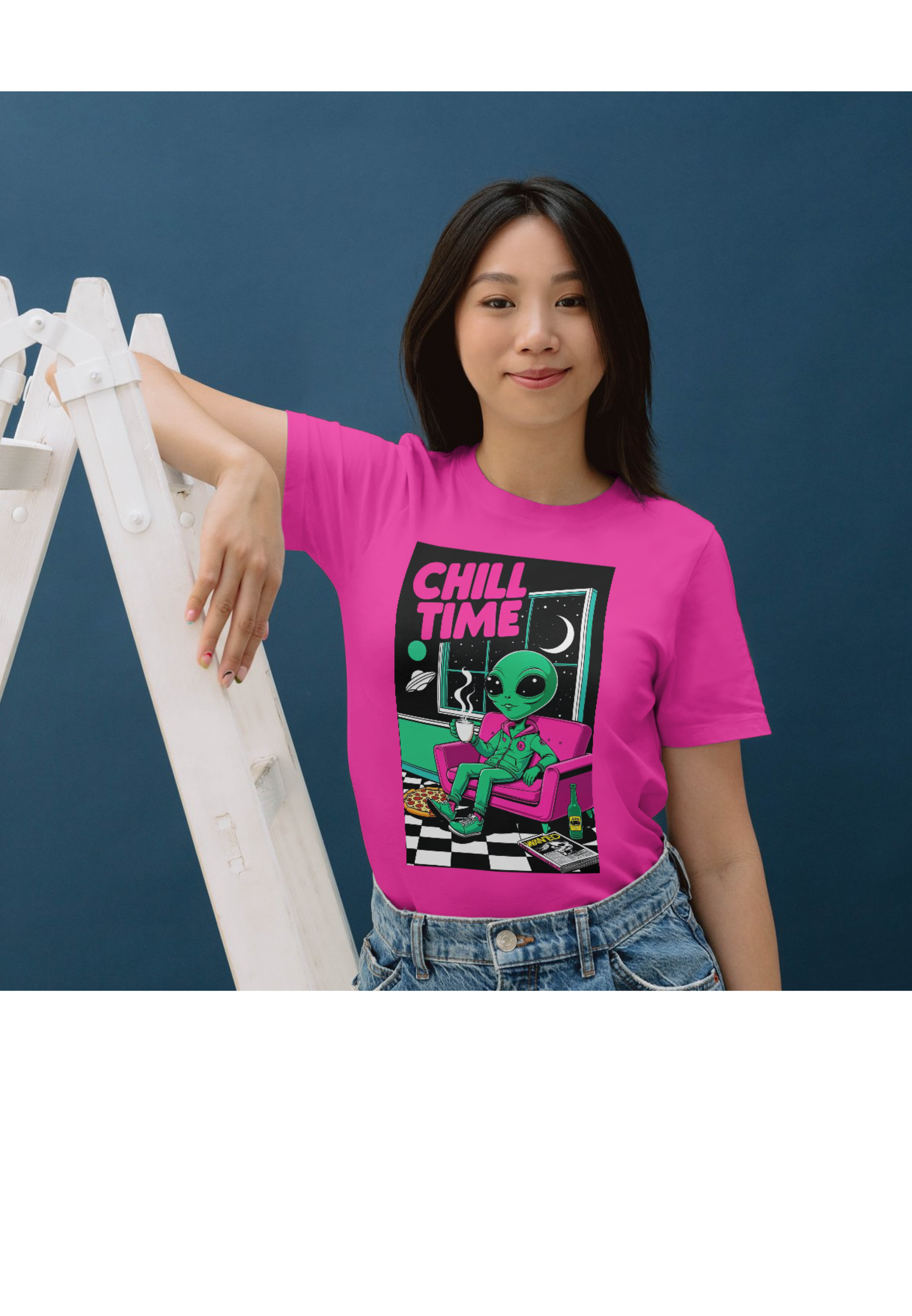 Alien Chill Time Print