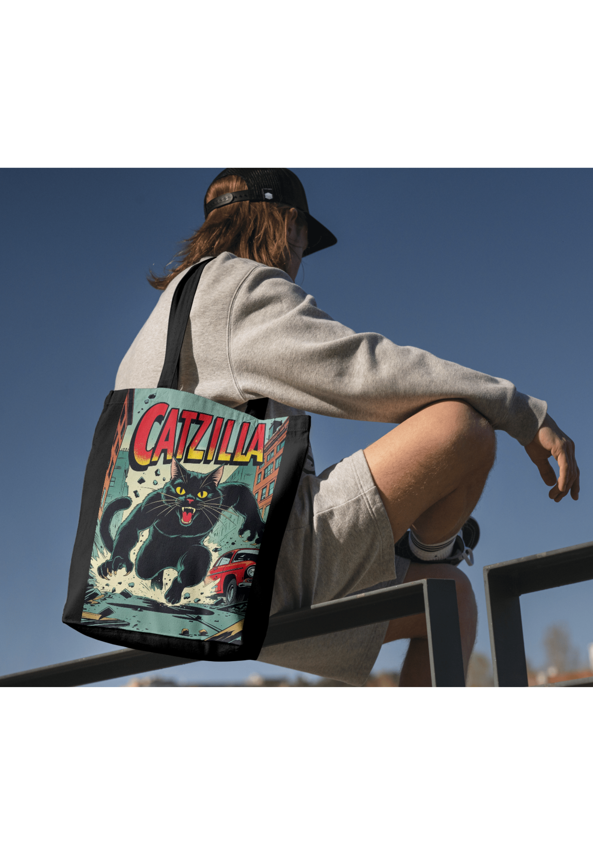 Catzilla Print