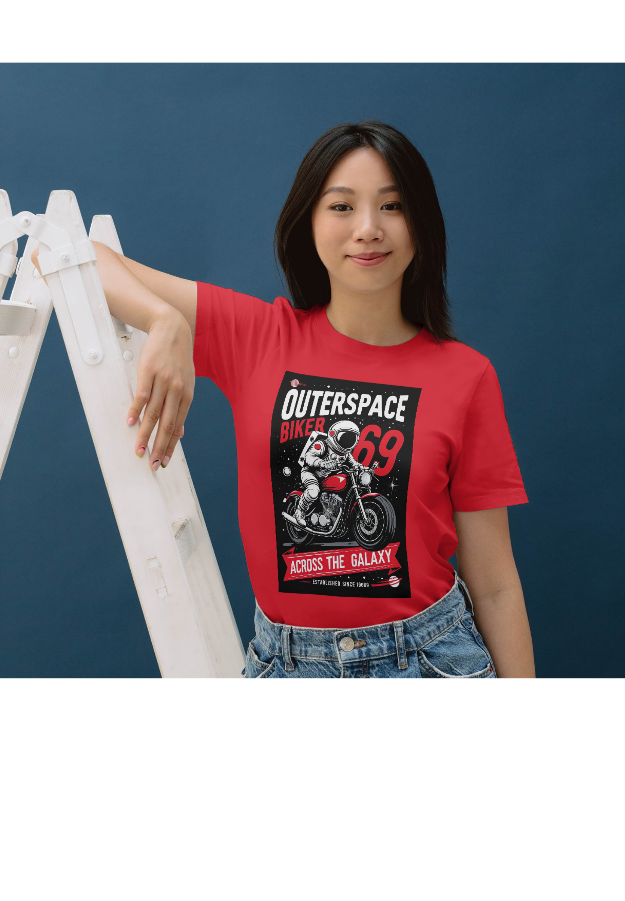 Outerspace Biker Print